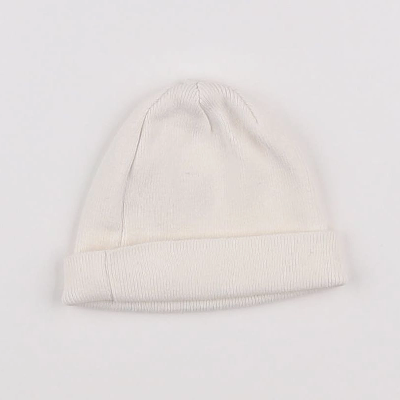 Vertbaudet - bonnet de naissance blanc - 0/1 mois