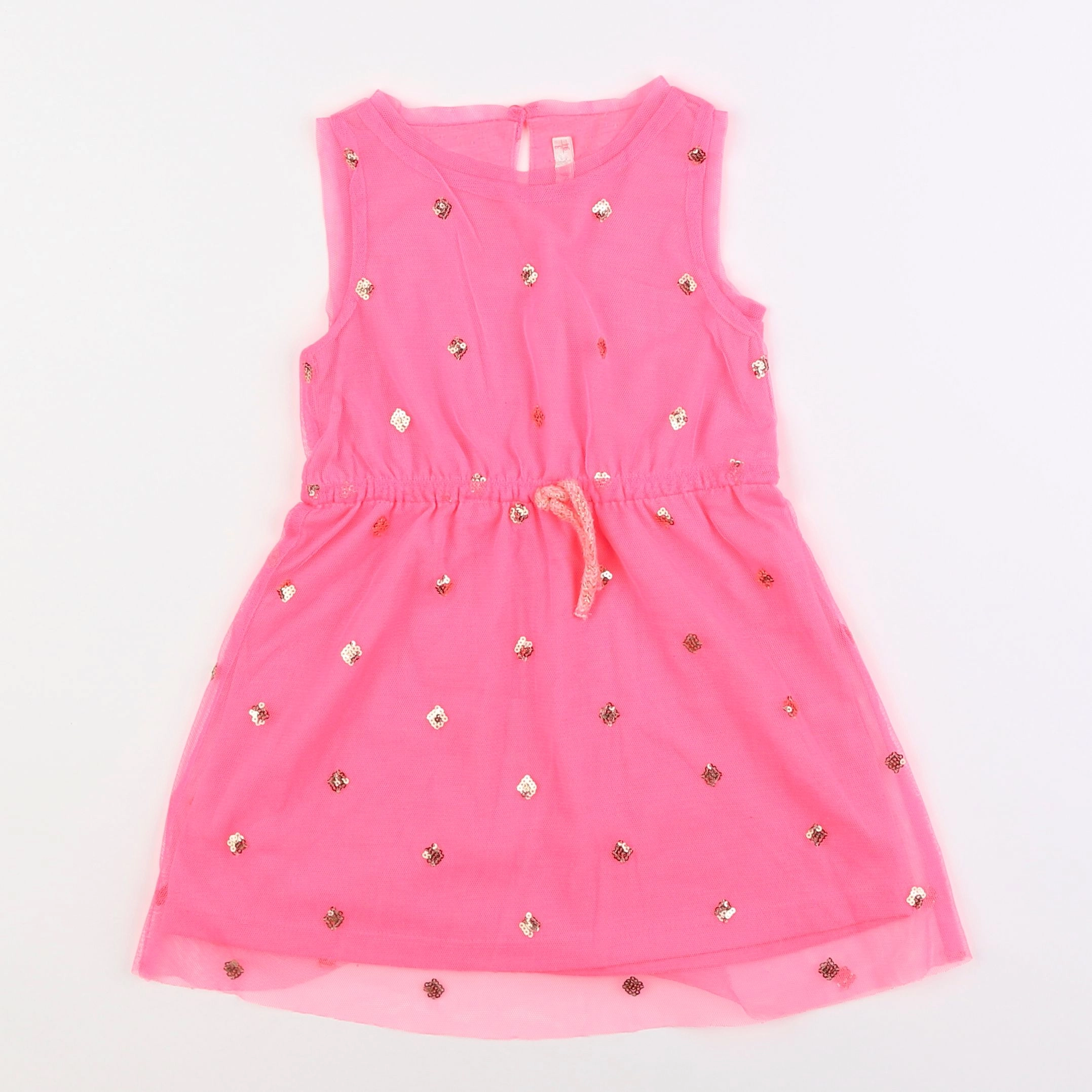 Billie Blush - robe rose fluo - 3 ans