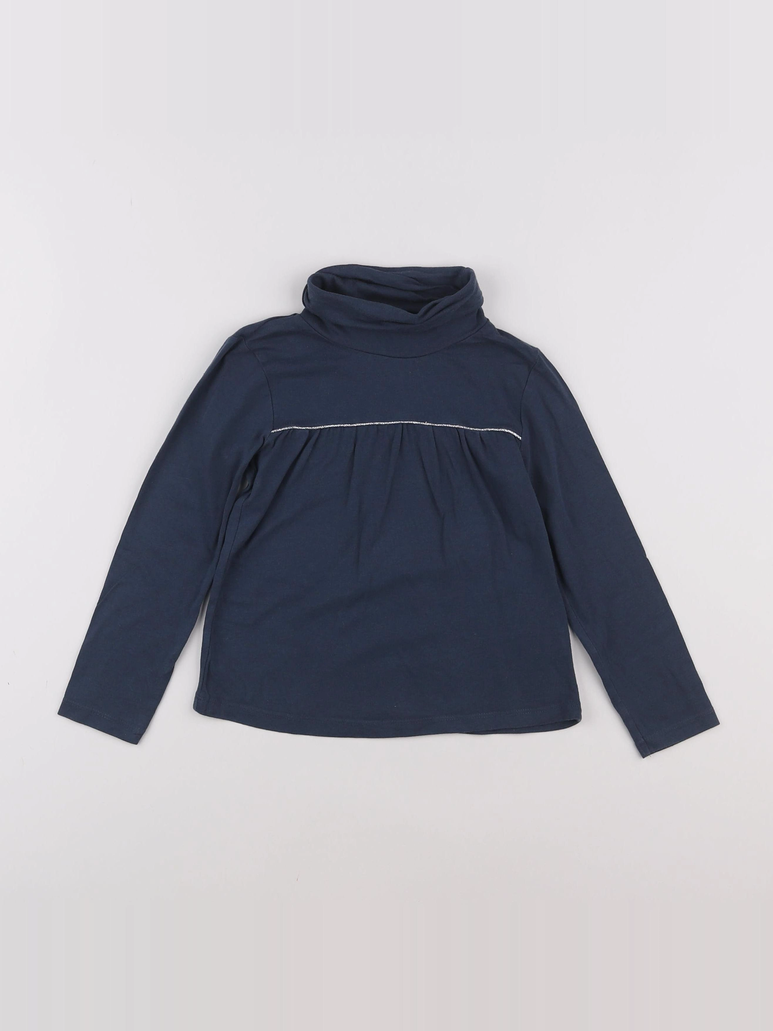 Vertbaudet - sous-pull bleu - 4 ans