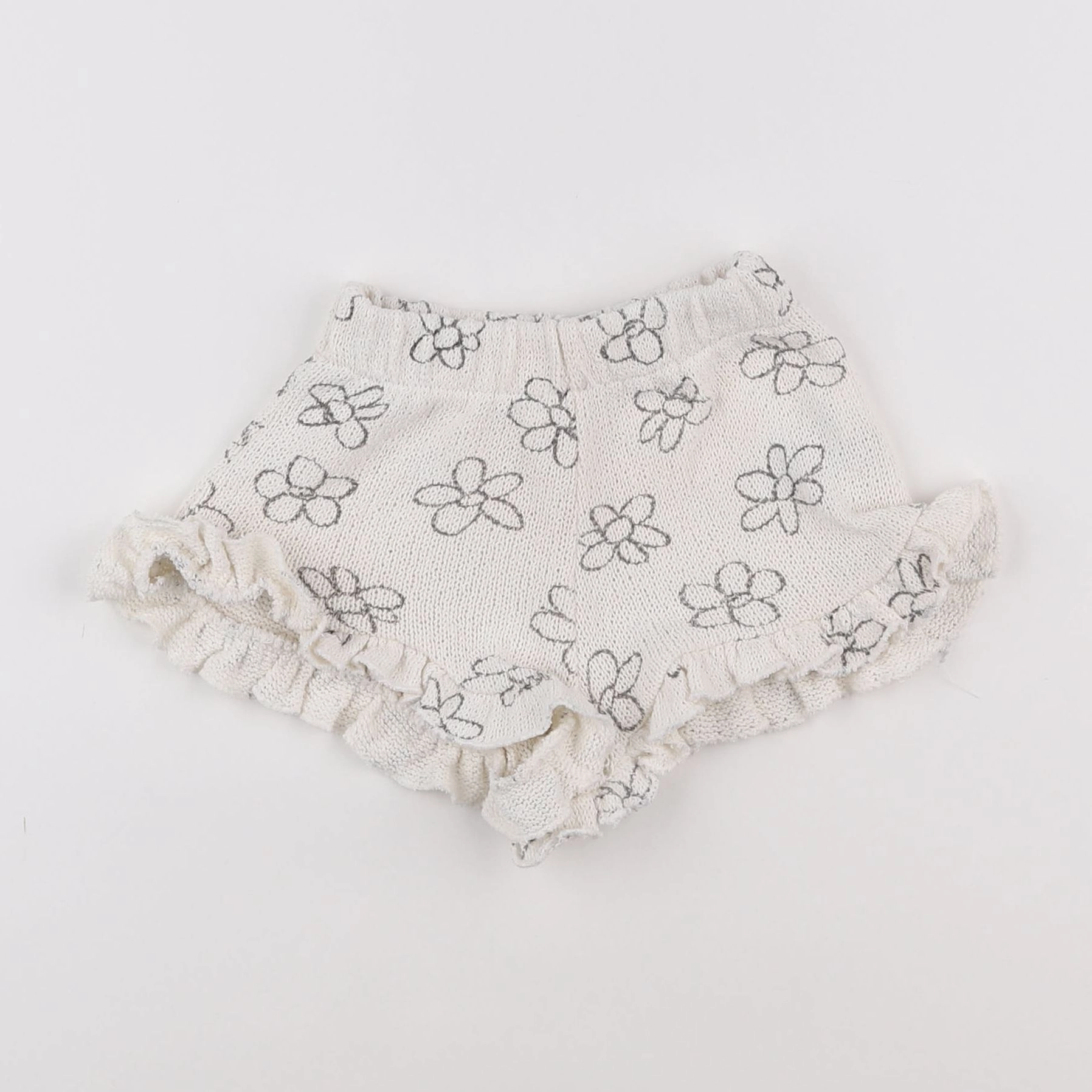 Zara - short blanc - 12/18 mois