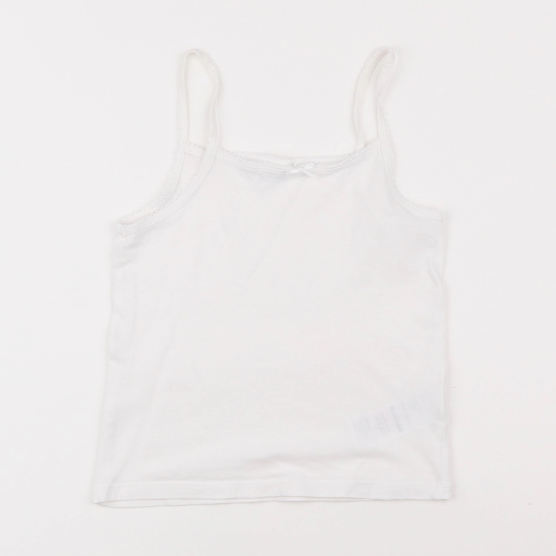 Vertbaudet - maillot de corps blanc - 6 ans