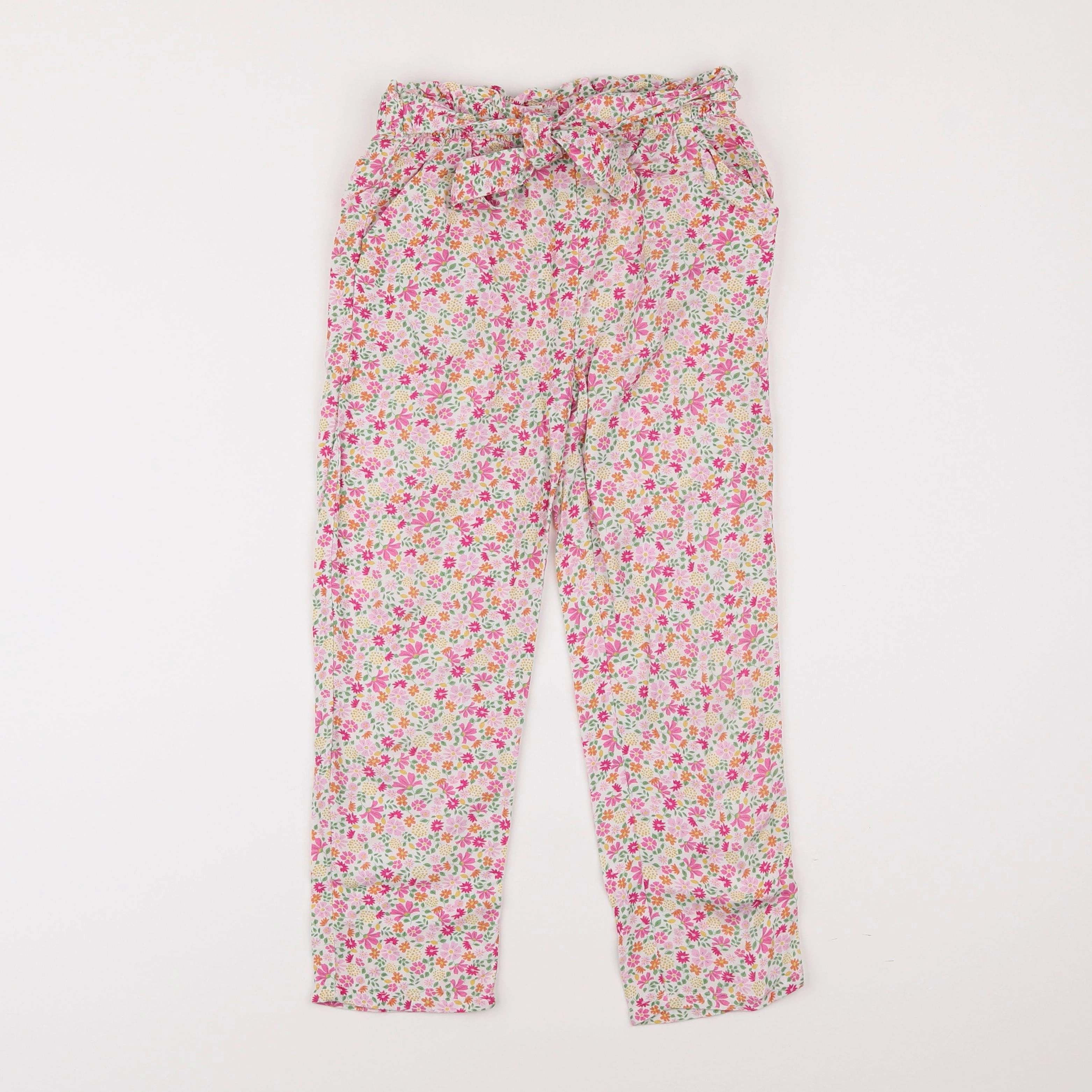 Vertbaudet - pantalon multicolore - 7 ans