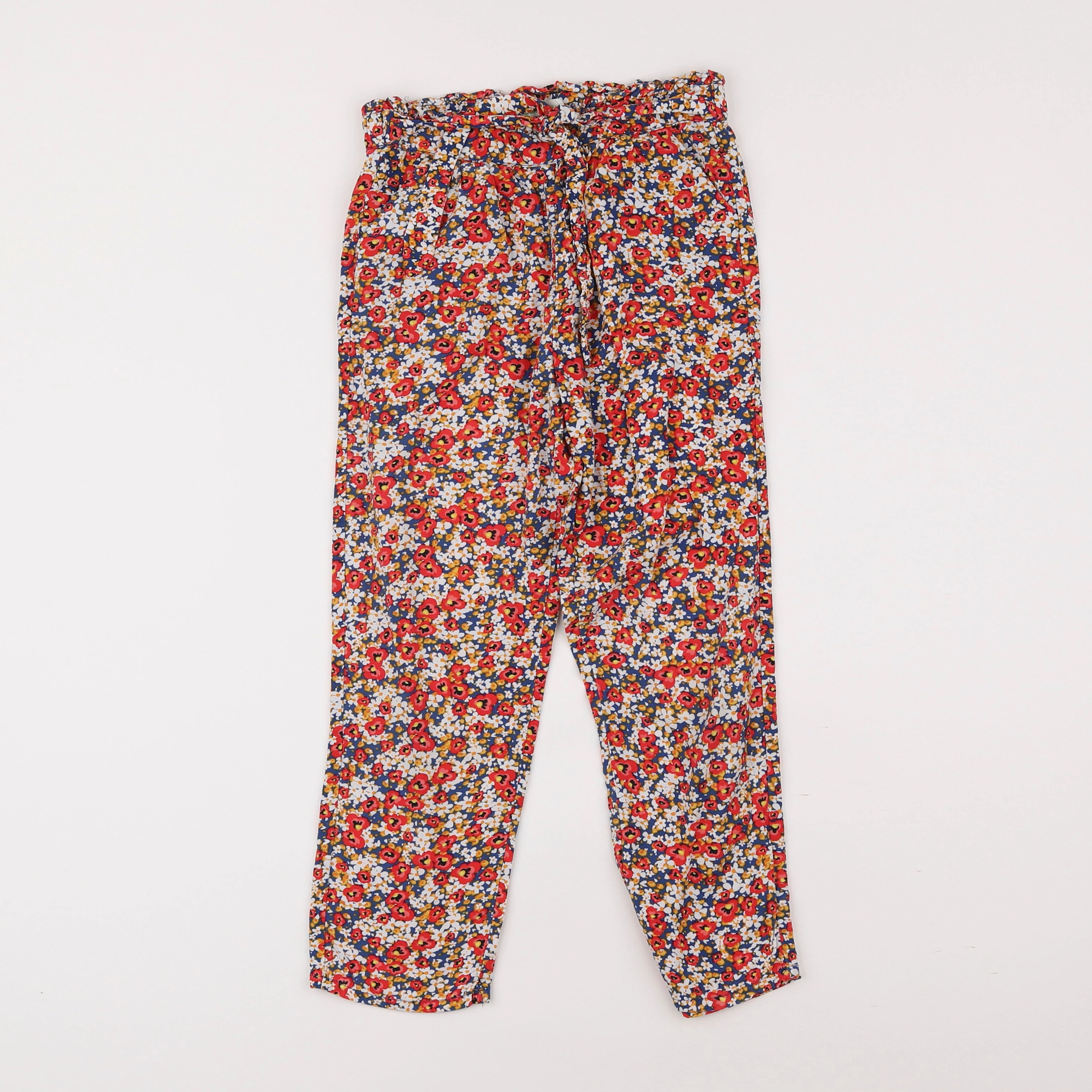 Vertbaudet - pantalon multicolore - 7 ans