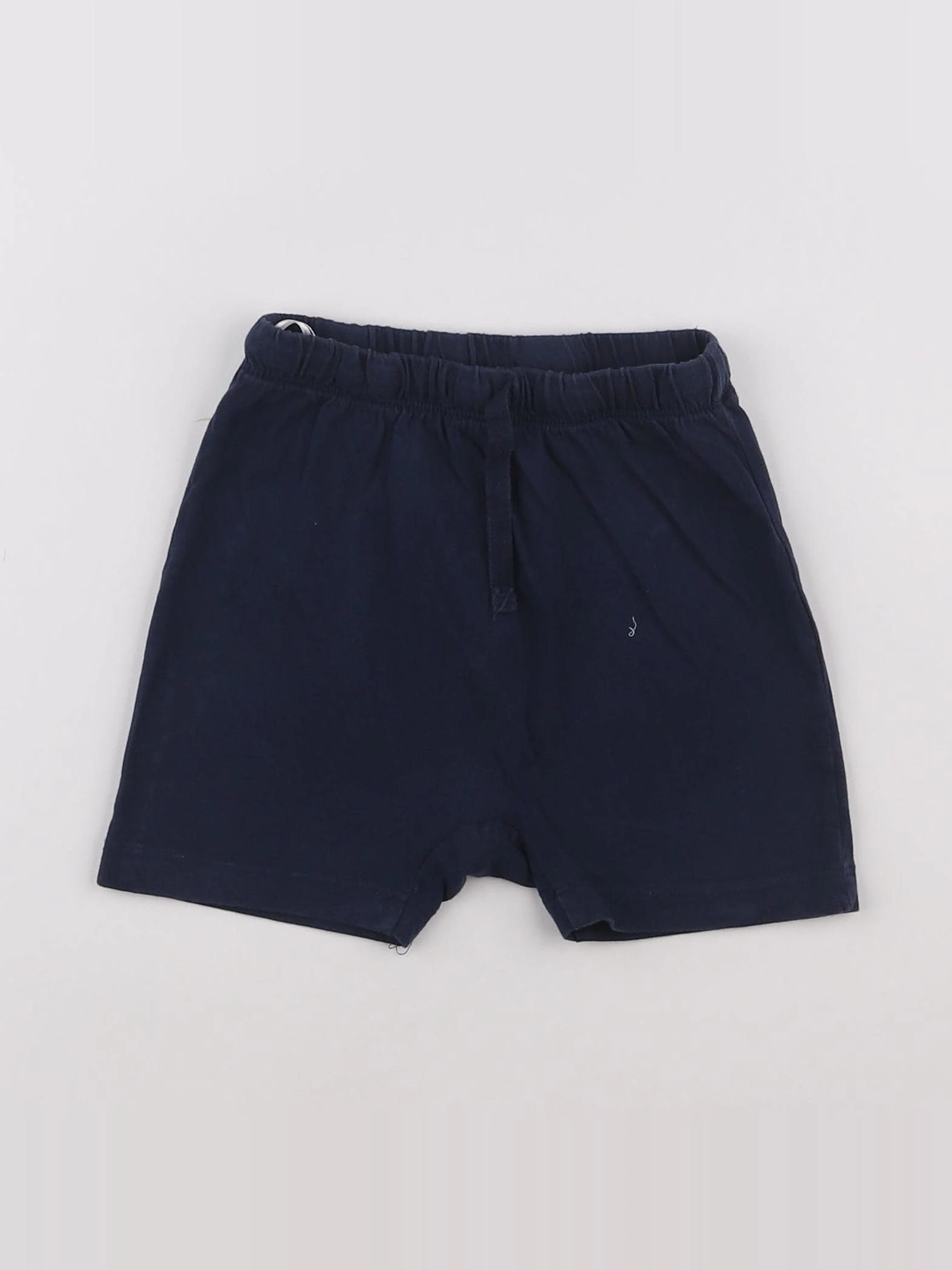 H&M - short bleu - 12/18 mois