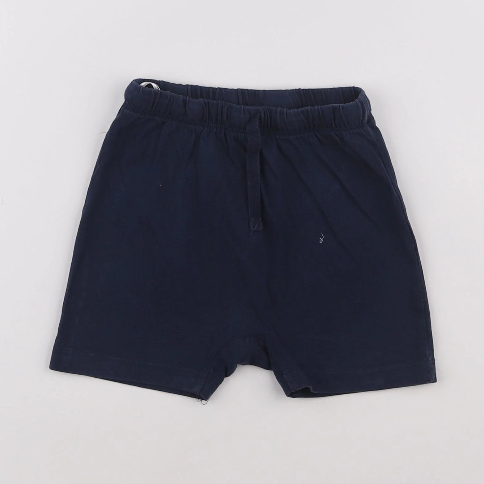 H&M - short bleu - 12/18 mois