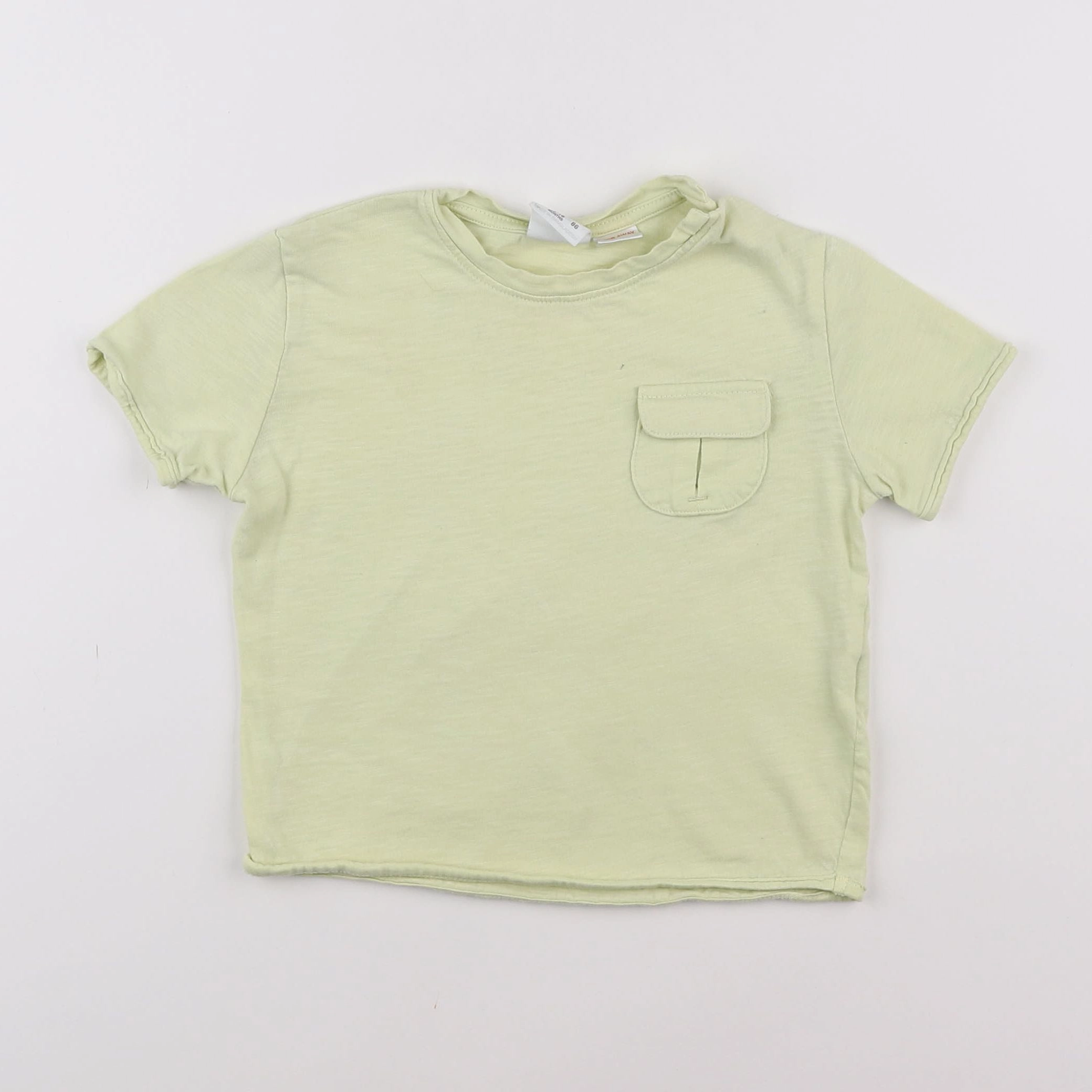 Zara - tee-shirt jaune - 12/18 mois