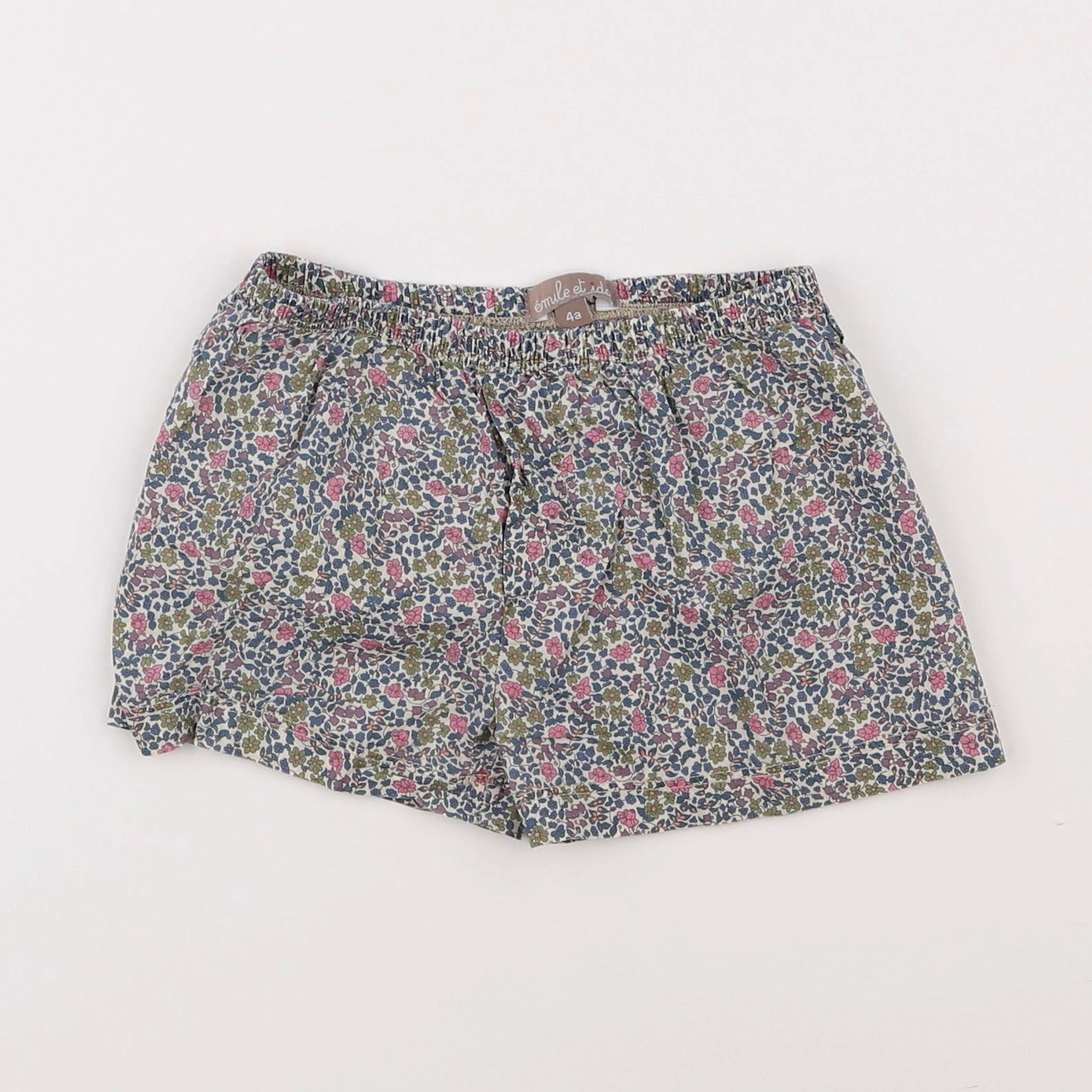 Emile et Ida - short multicolore - 4 ans