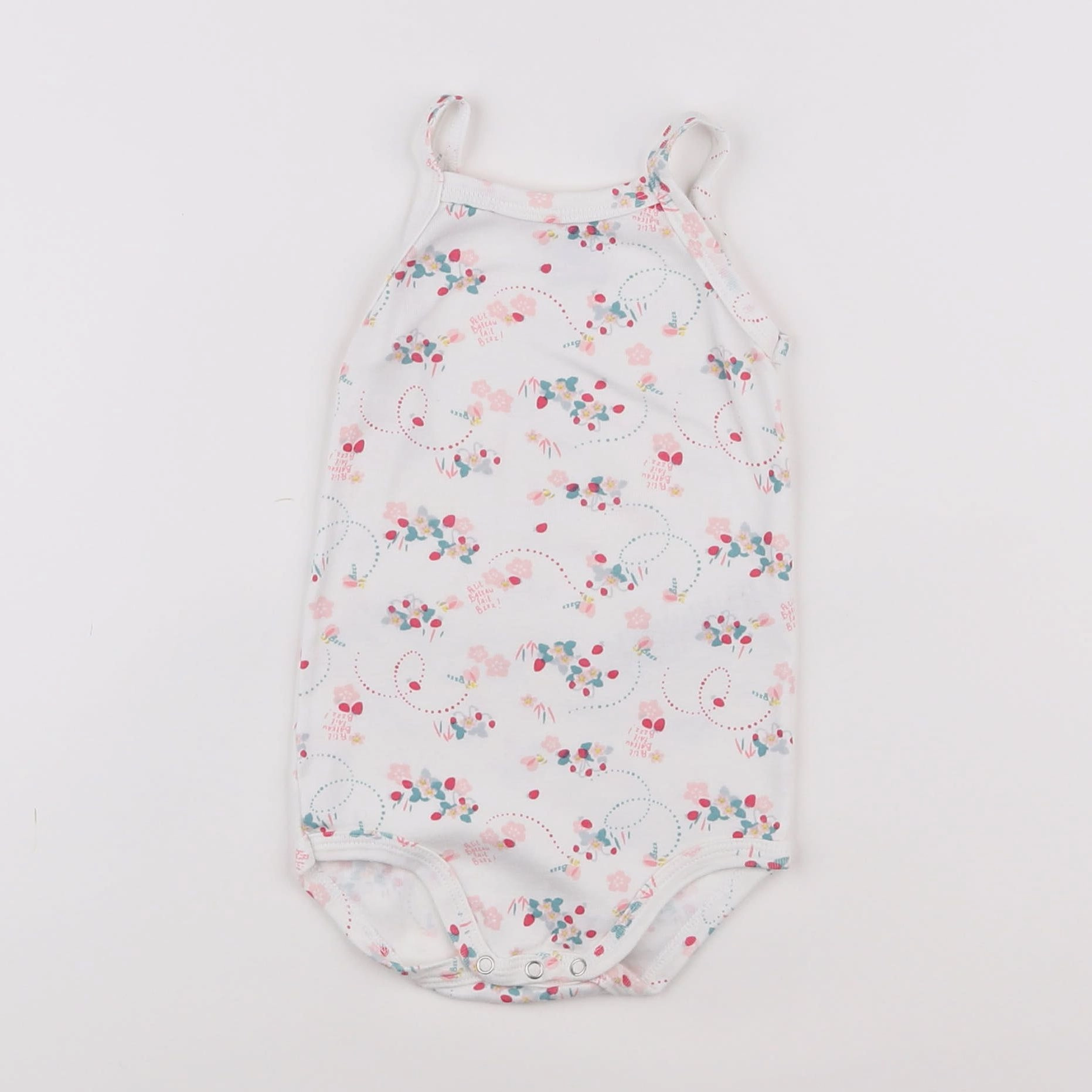 Petit Bateau - body blanc - 18 mois