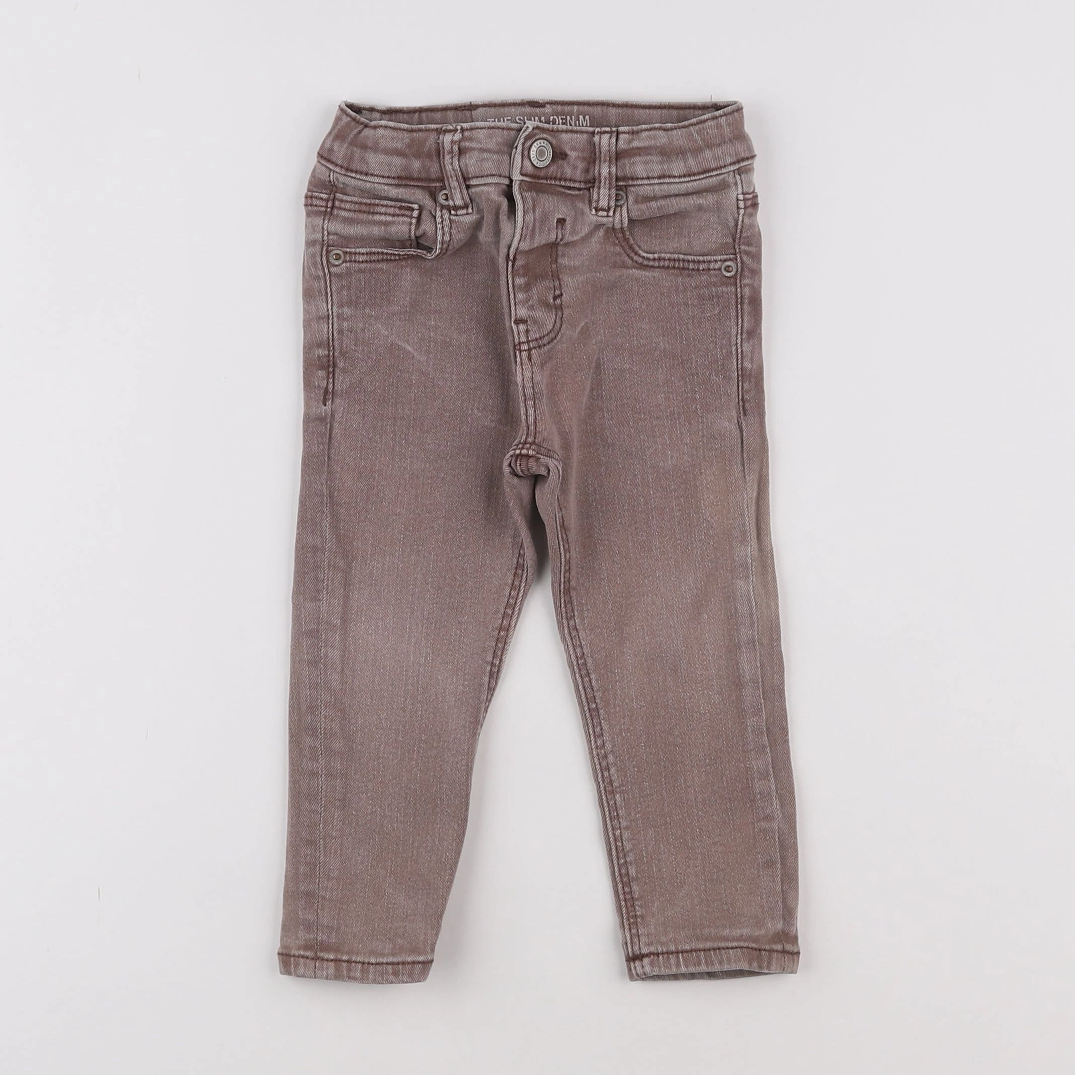 Zara - jean marron - 12/18 mois