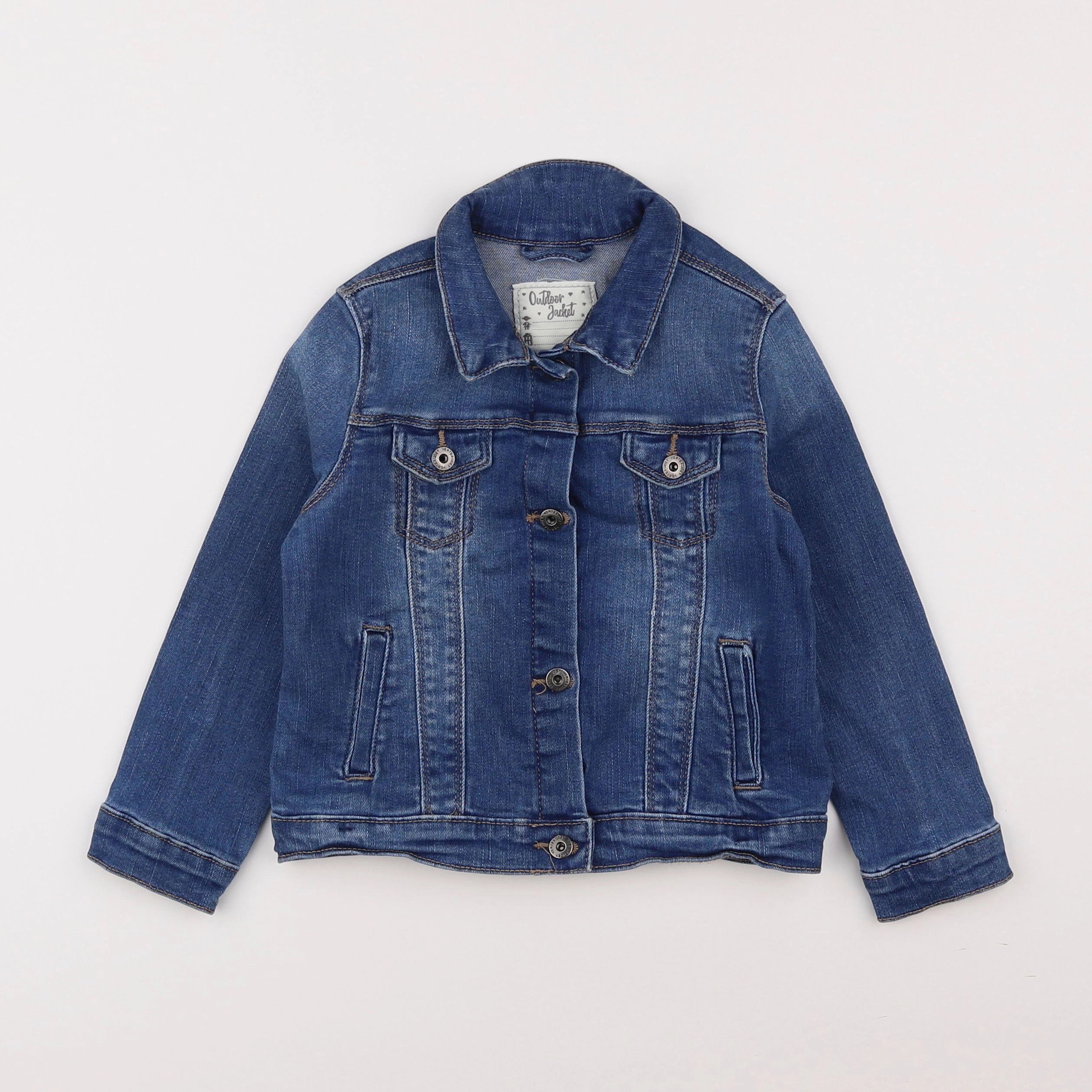 Vertbaudet - veste bleu - 4 ans