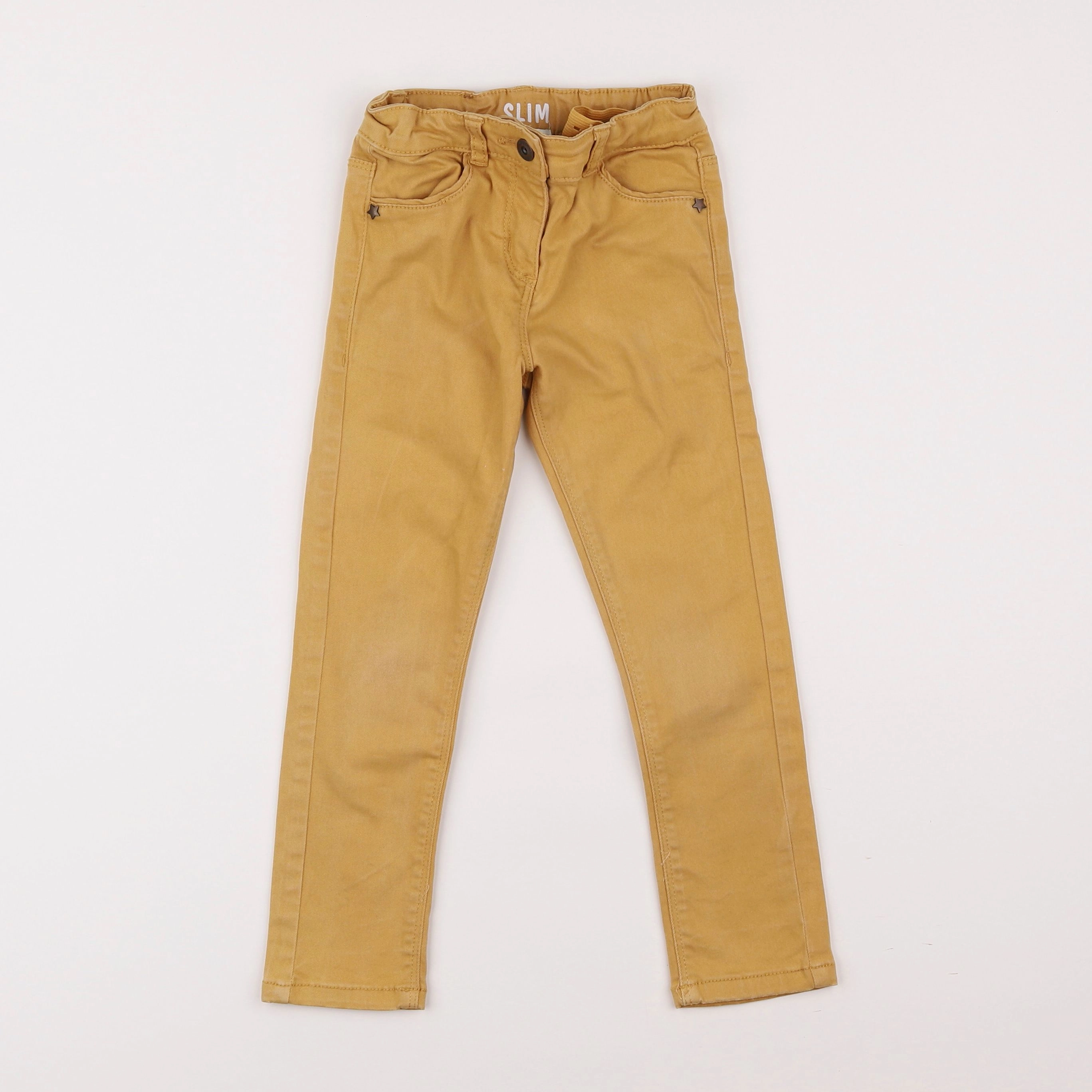 Vertbaudet - pantalon jaune - 4 ans