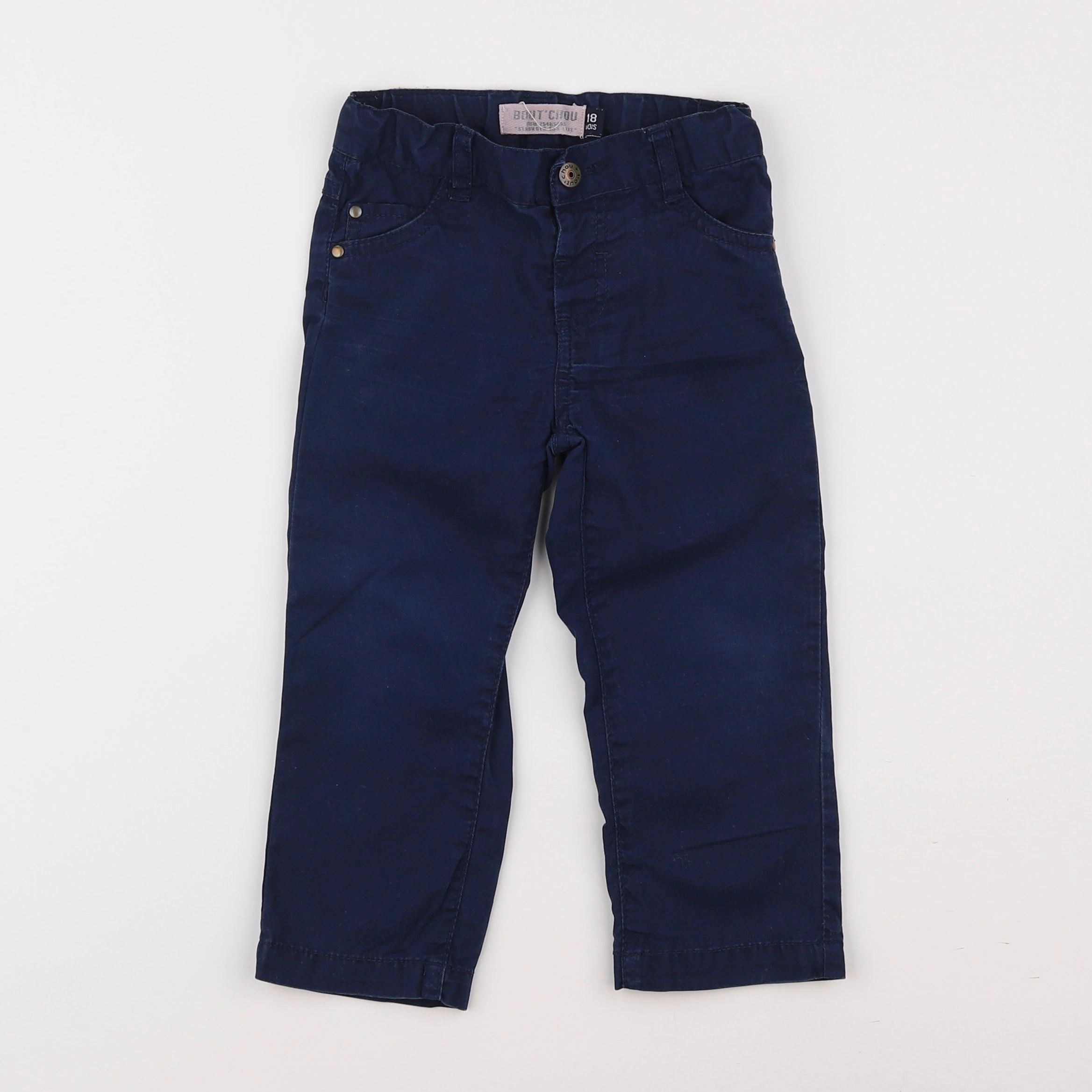 Boutchou - pantalon bleu - 18 mois