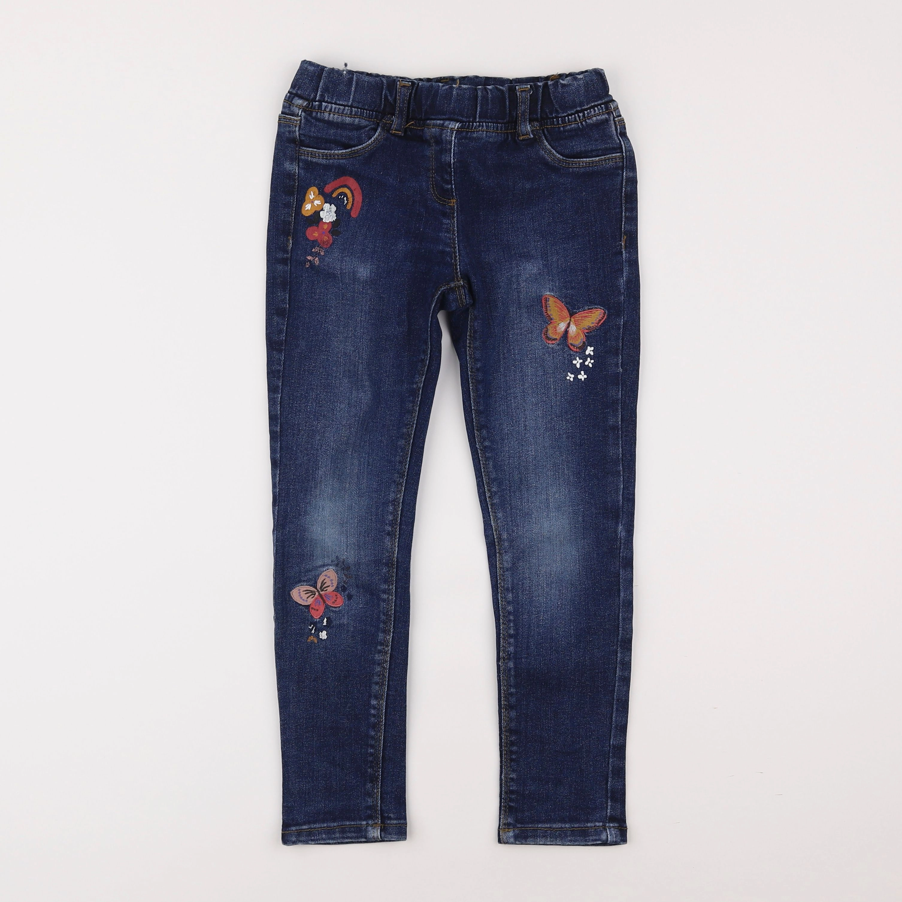 Vertbaudet - jegging bleu - 6 ans