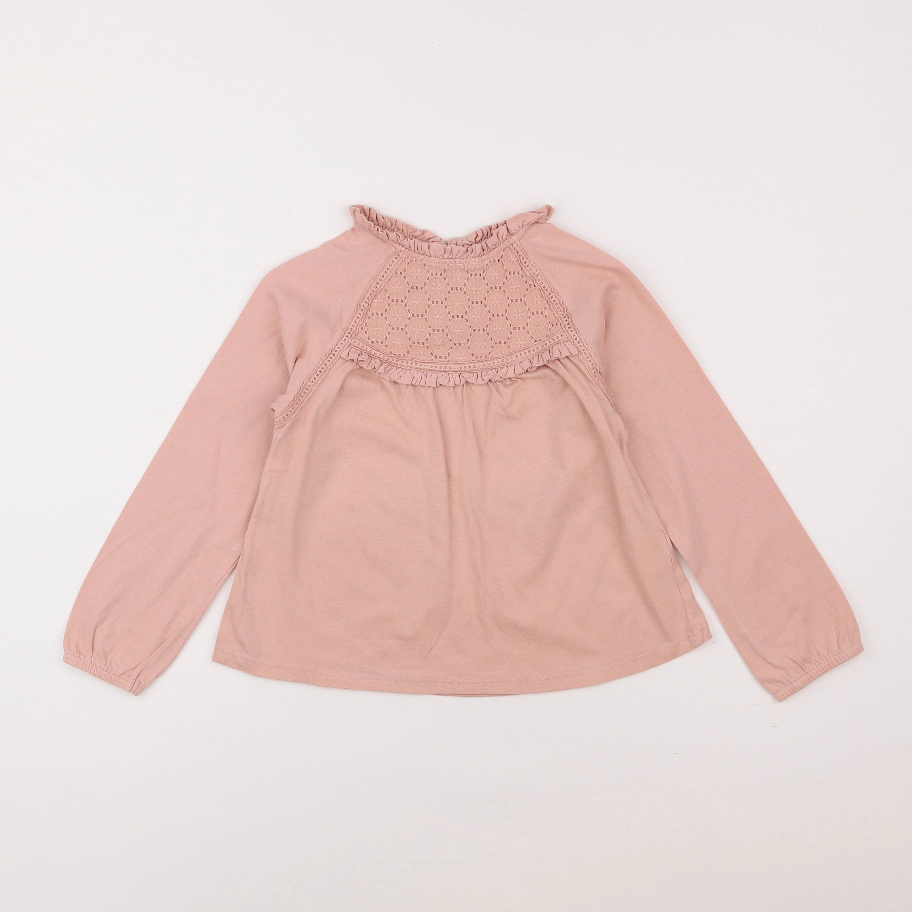 Vertbaudet - tee-shirt rose - 6 ans