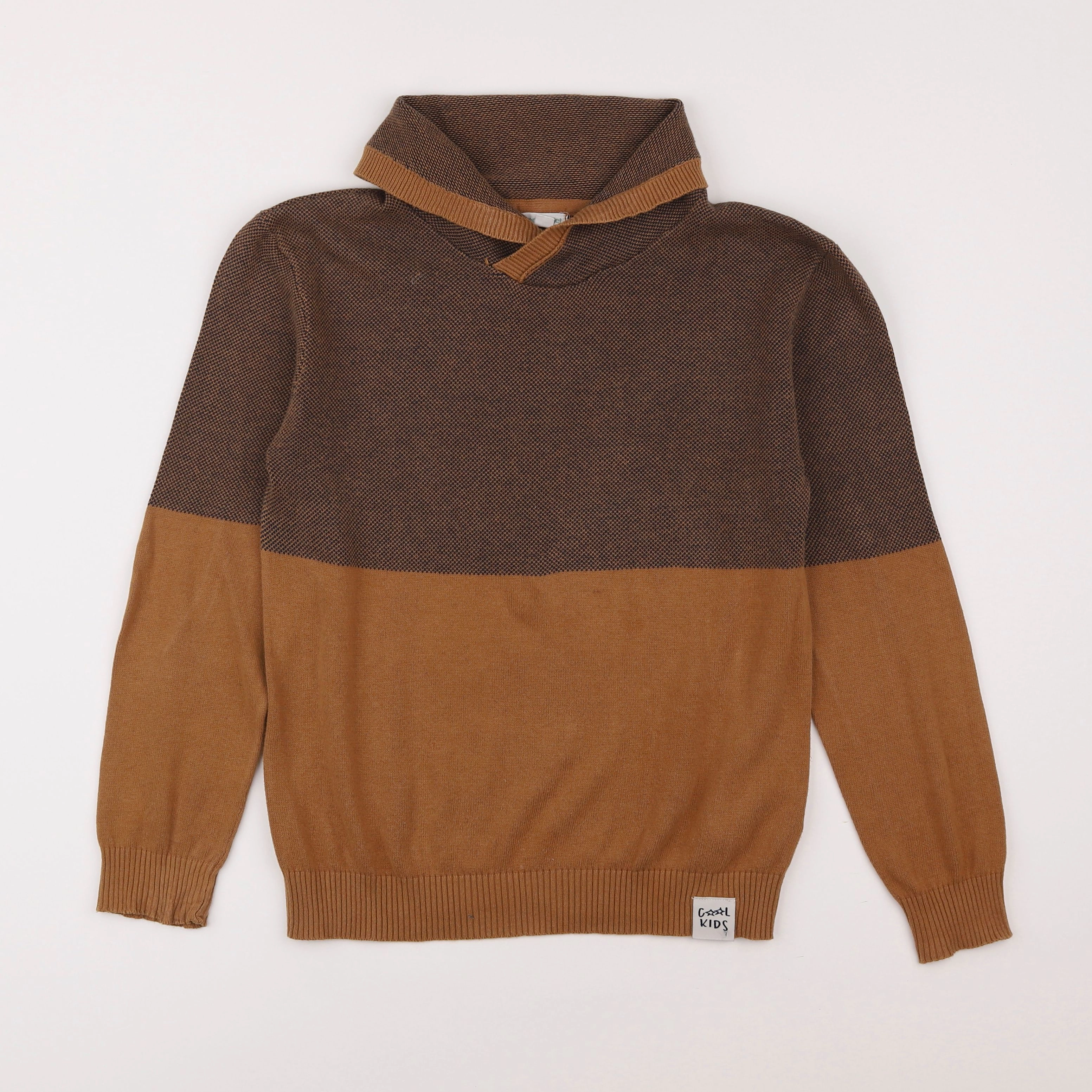 Vertbaudet - pull marron - 12 ans