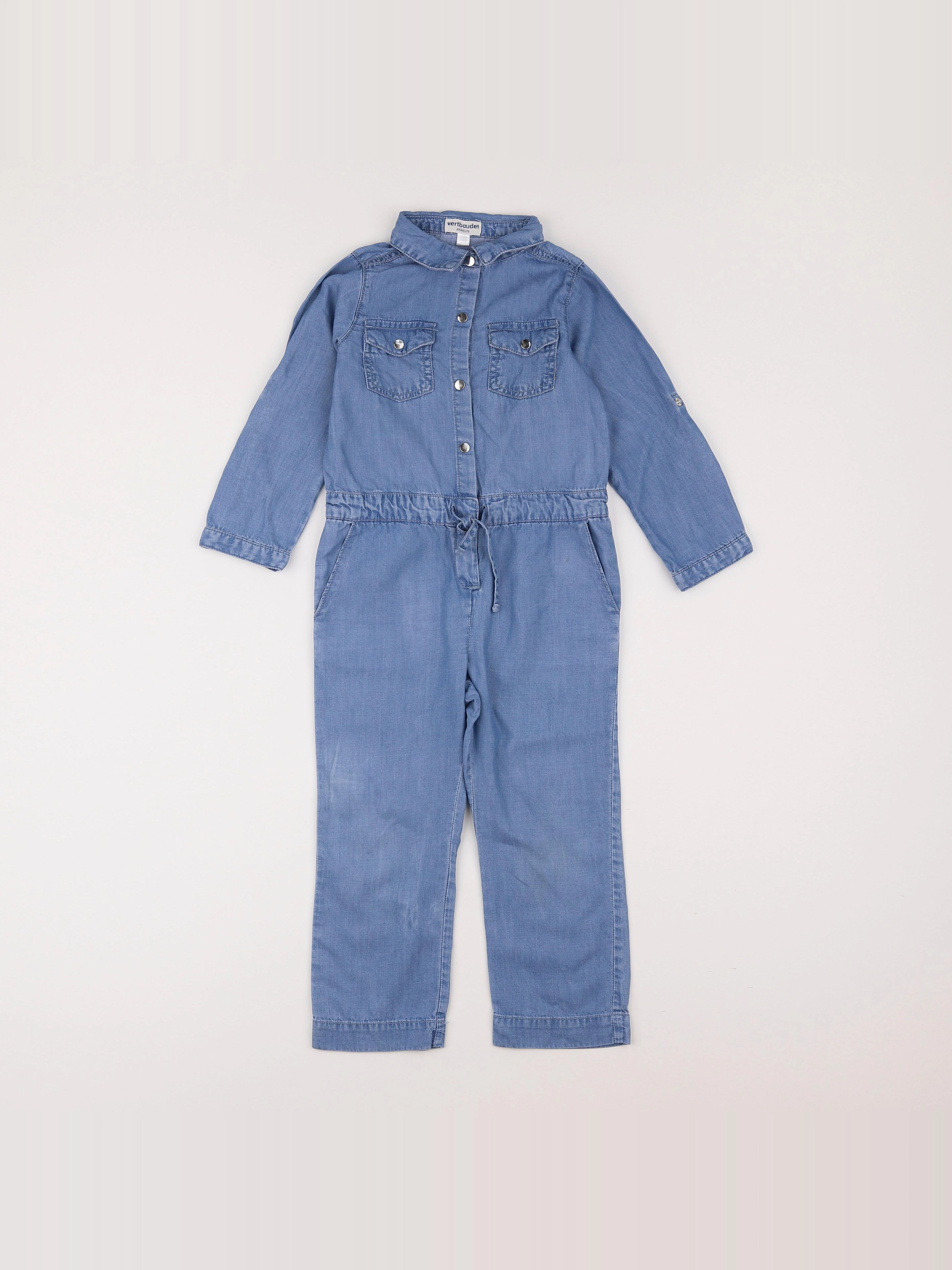 Vertbaudet - combinaison bleu - 3 ans