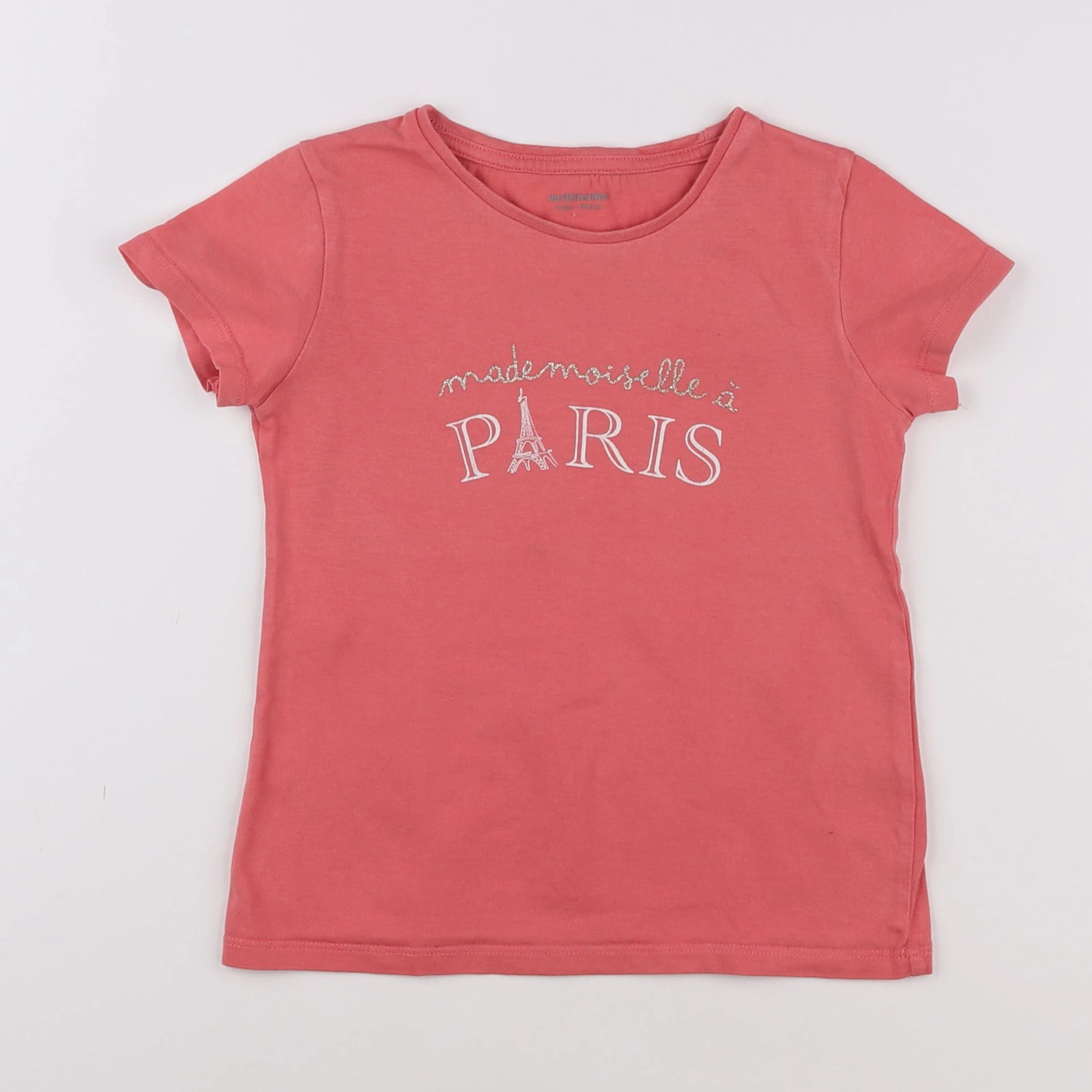 Vertbaudet - tee-shirt rose - 4 ans