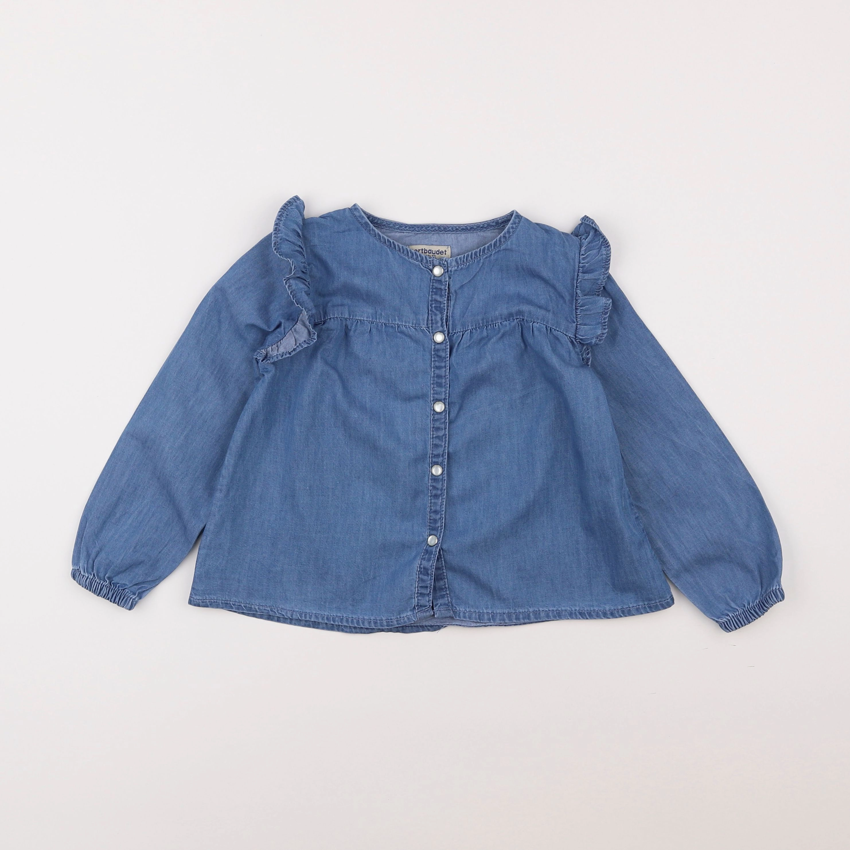 Vertbaudet - blouse bleu - 5 ans