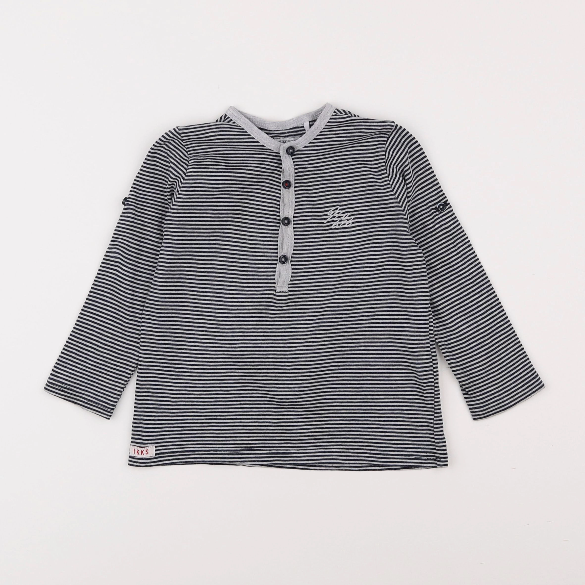 IKKS - tee-shirt noir - 2 ans