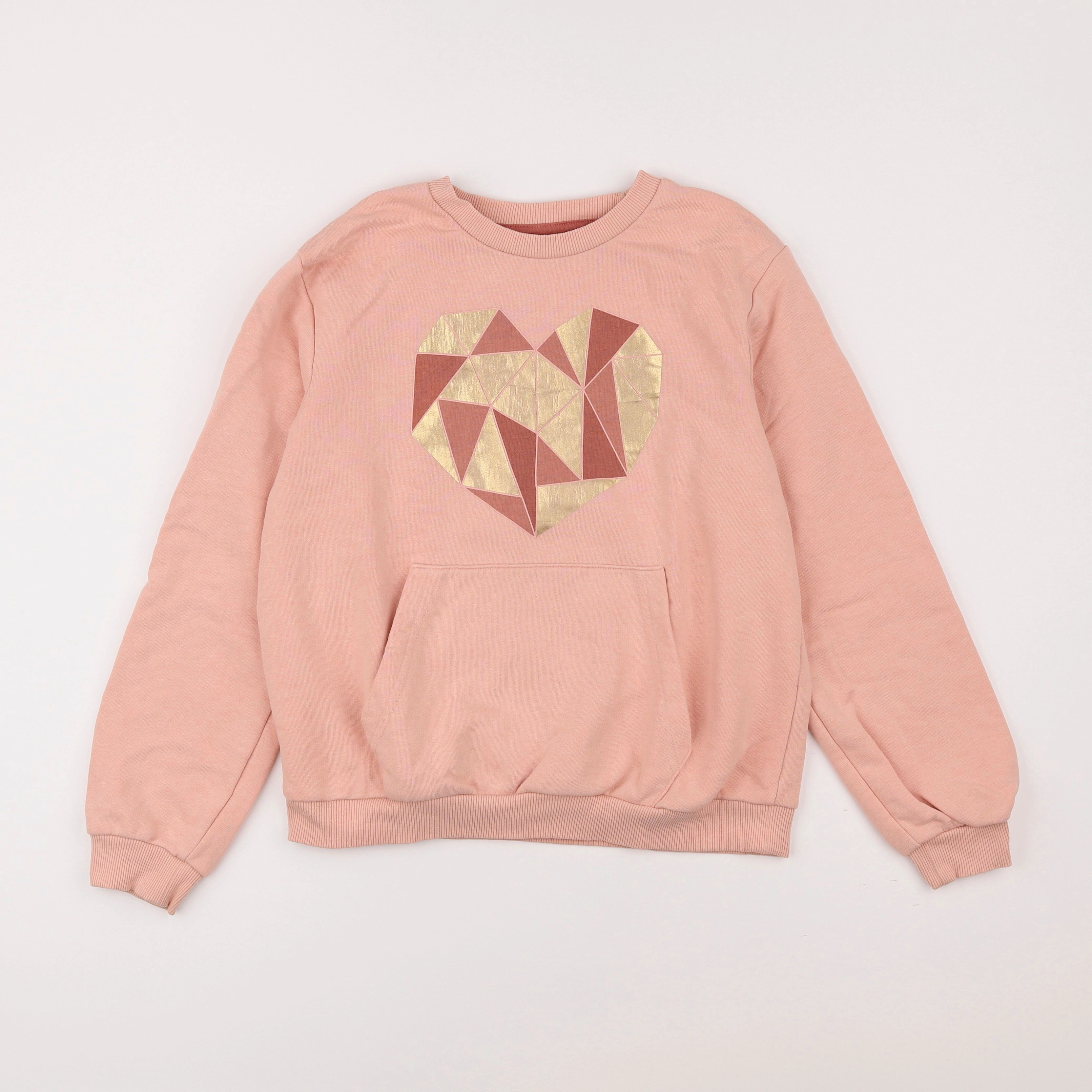 Vertbaudet - sweat rose - 12 ans