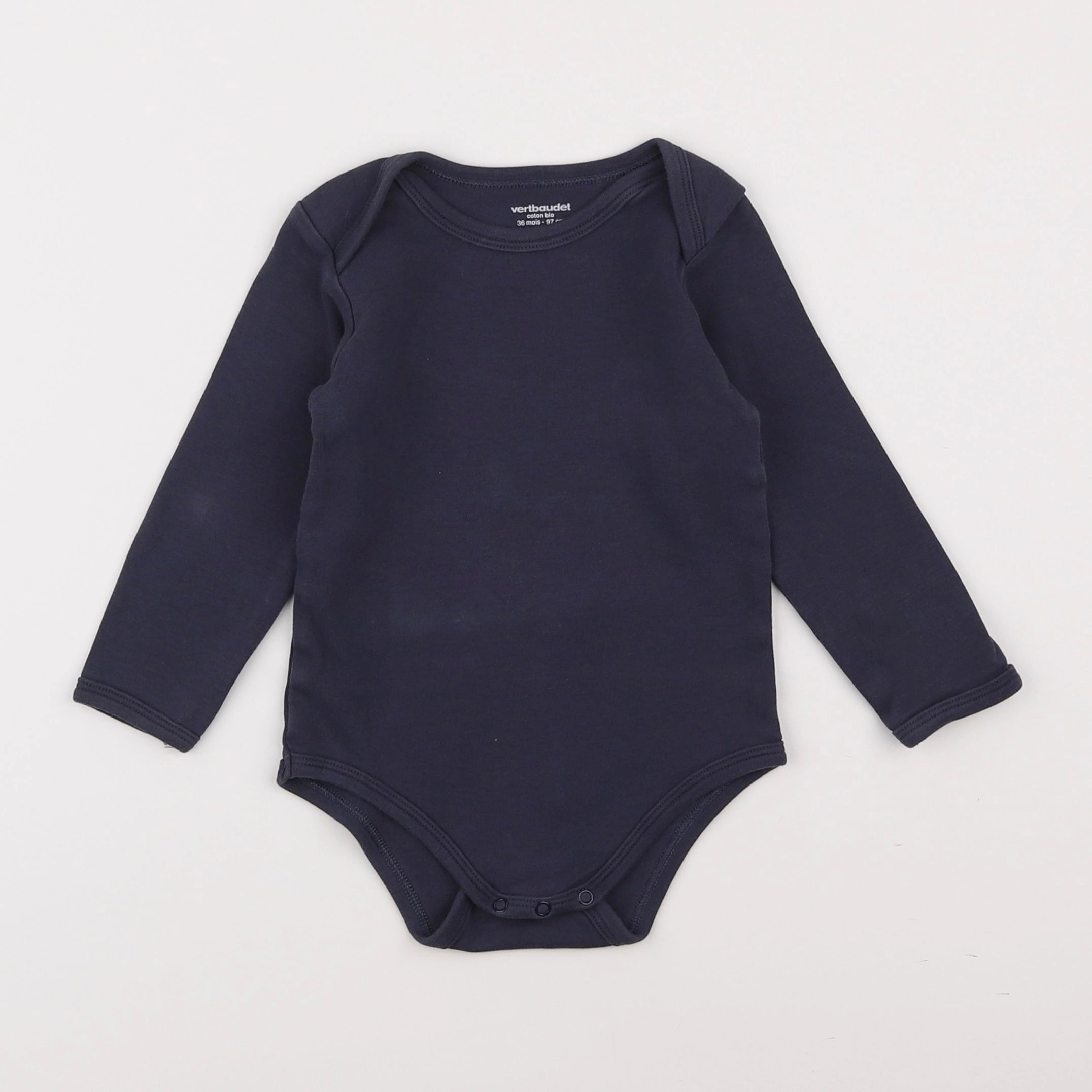 Vertbaudet - body gris - 3 ans