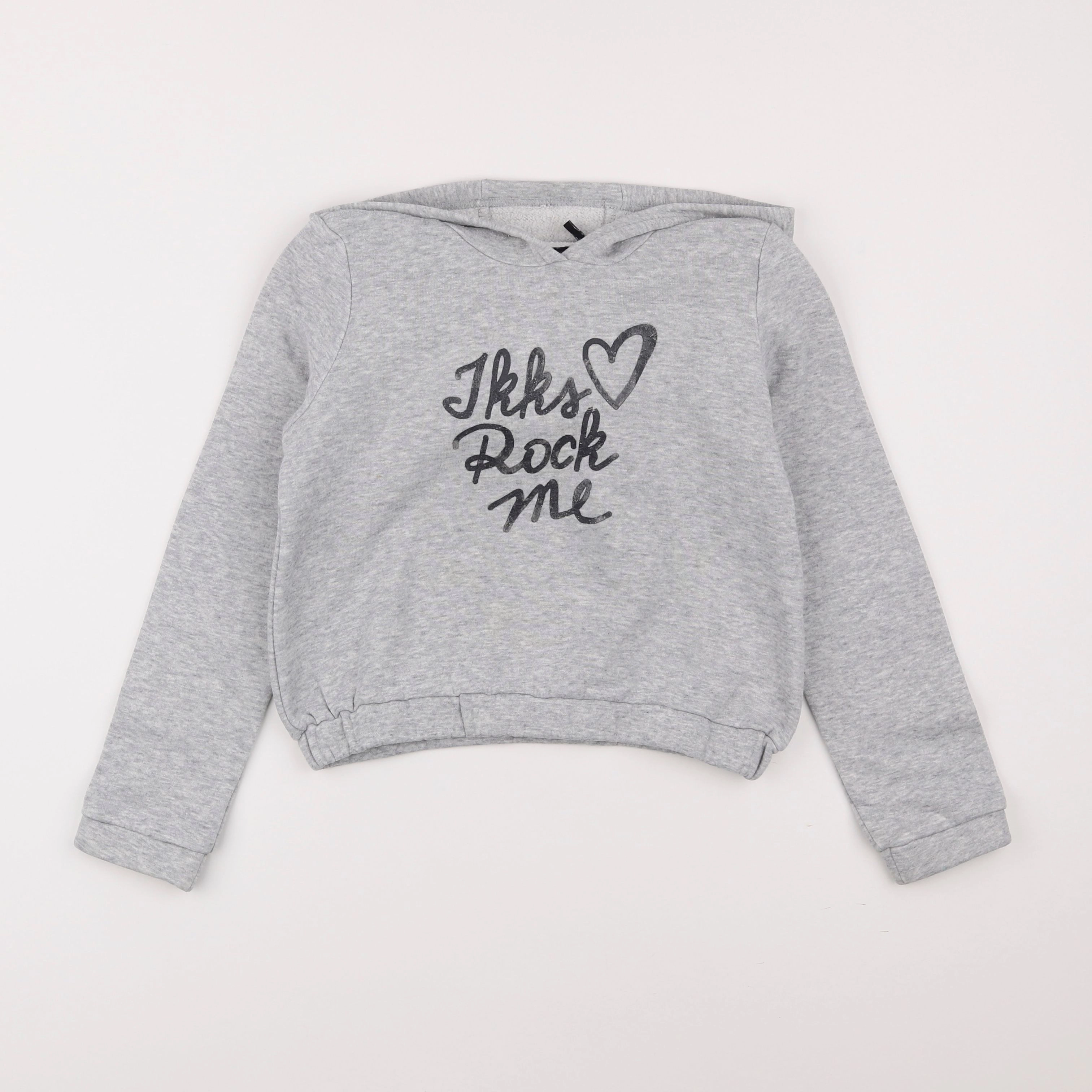 IKKS - sweat gris - 8 ans