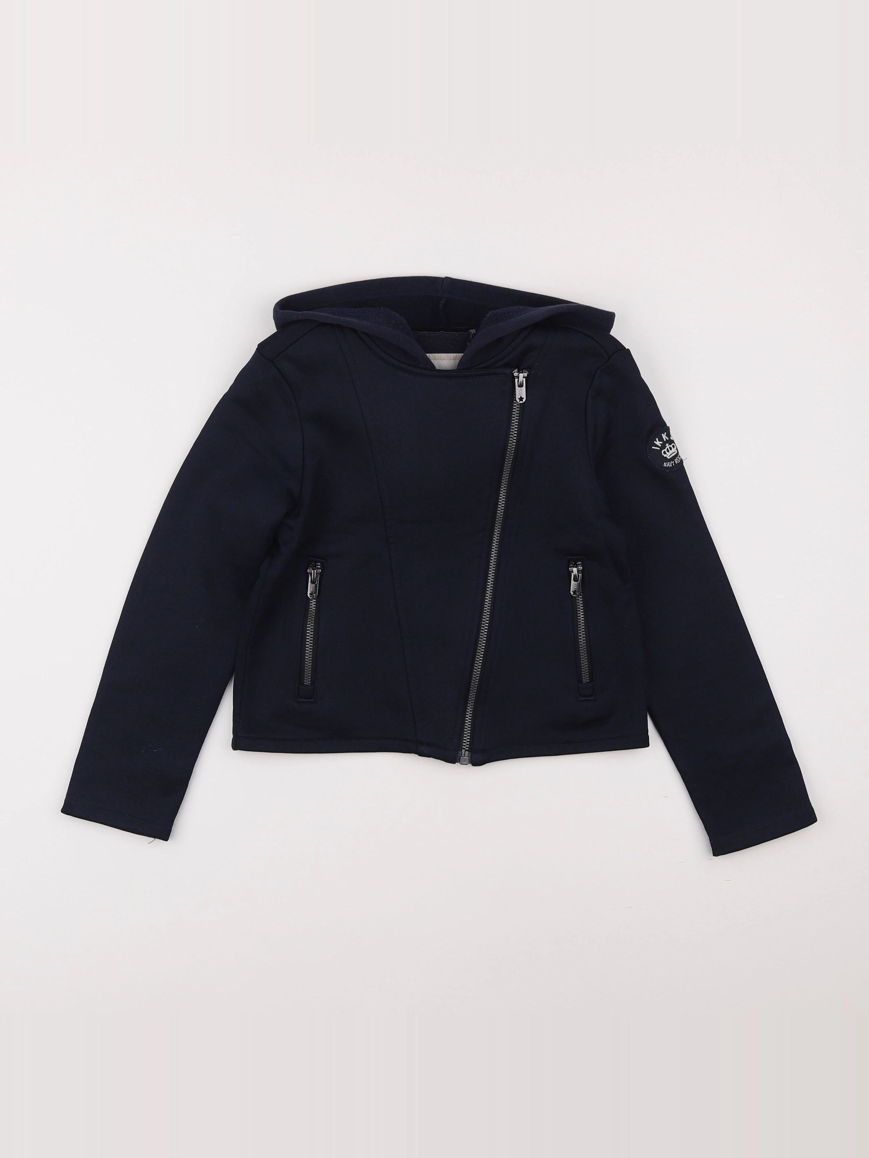 IKKS - sweat bleu - 8 ans