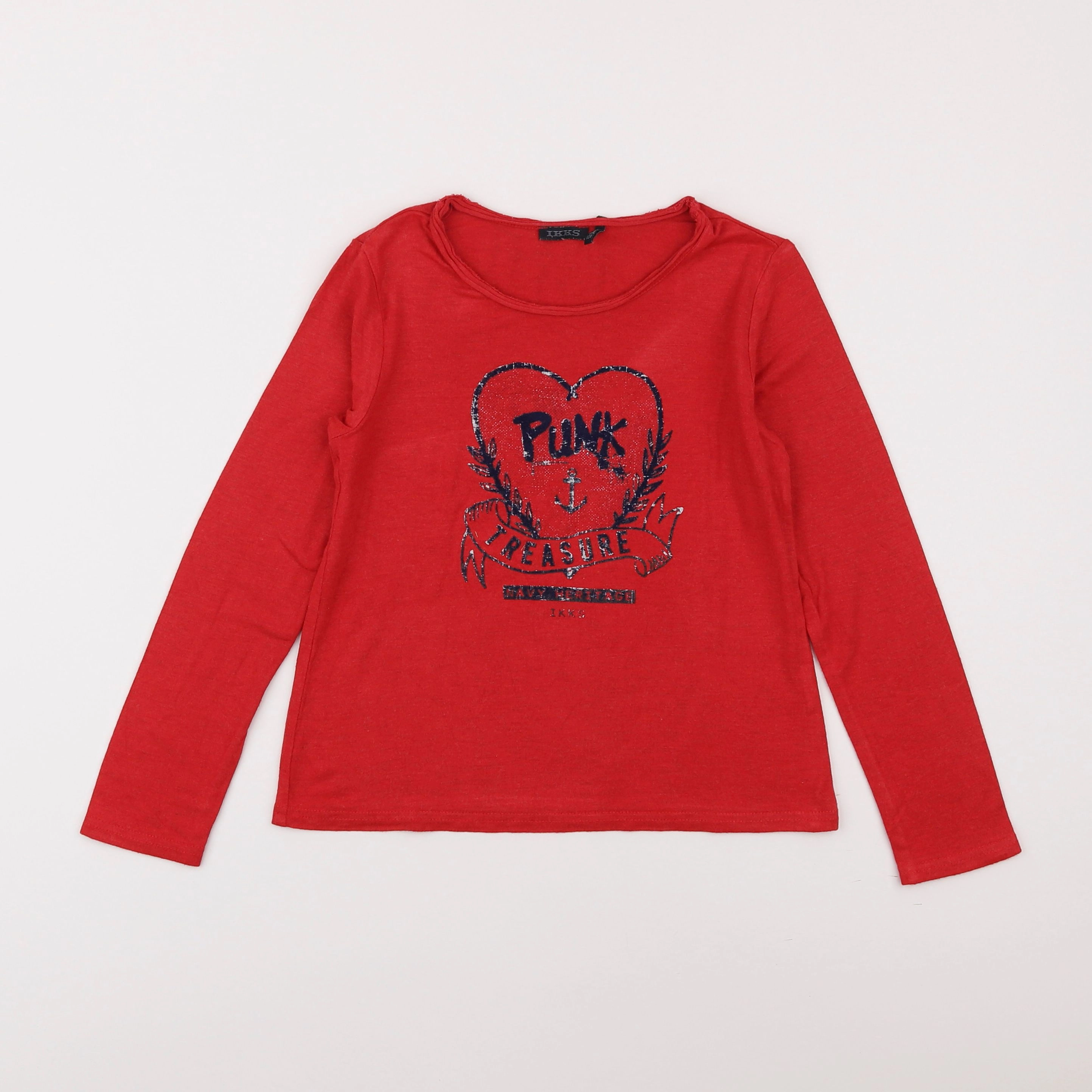 IKKS - tee-shirt rouge - 8 ans