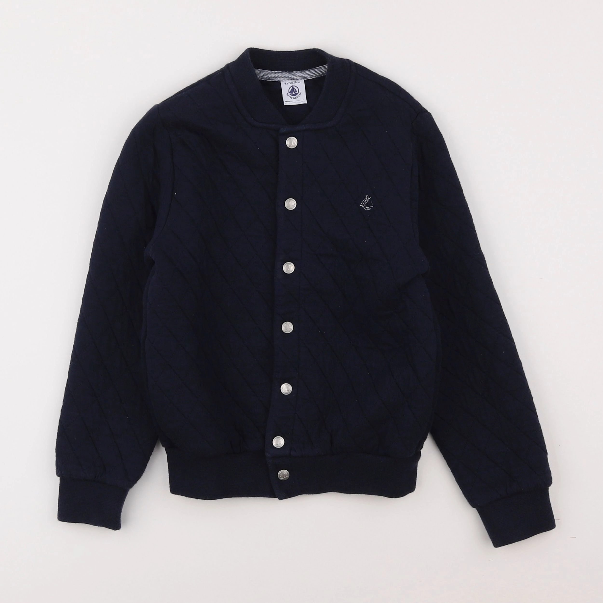 Petit Bateau - veste bleu - 8 ans