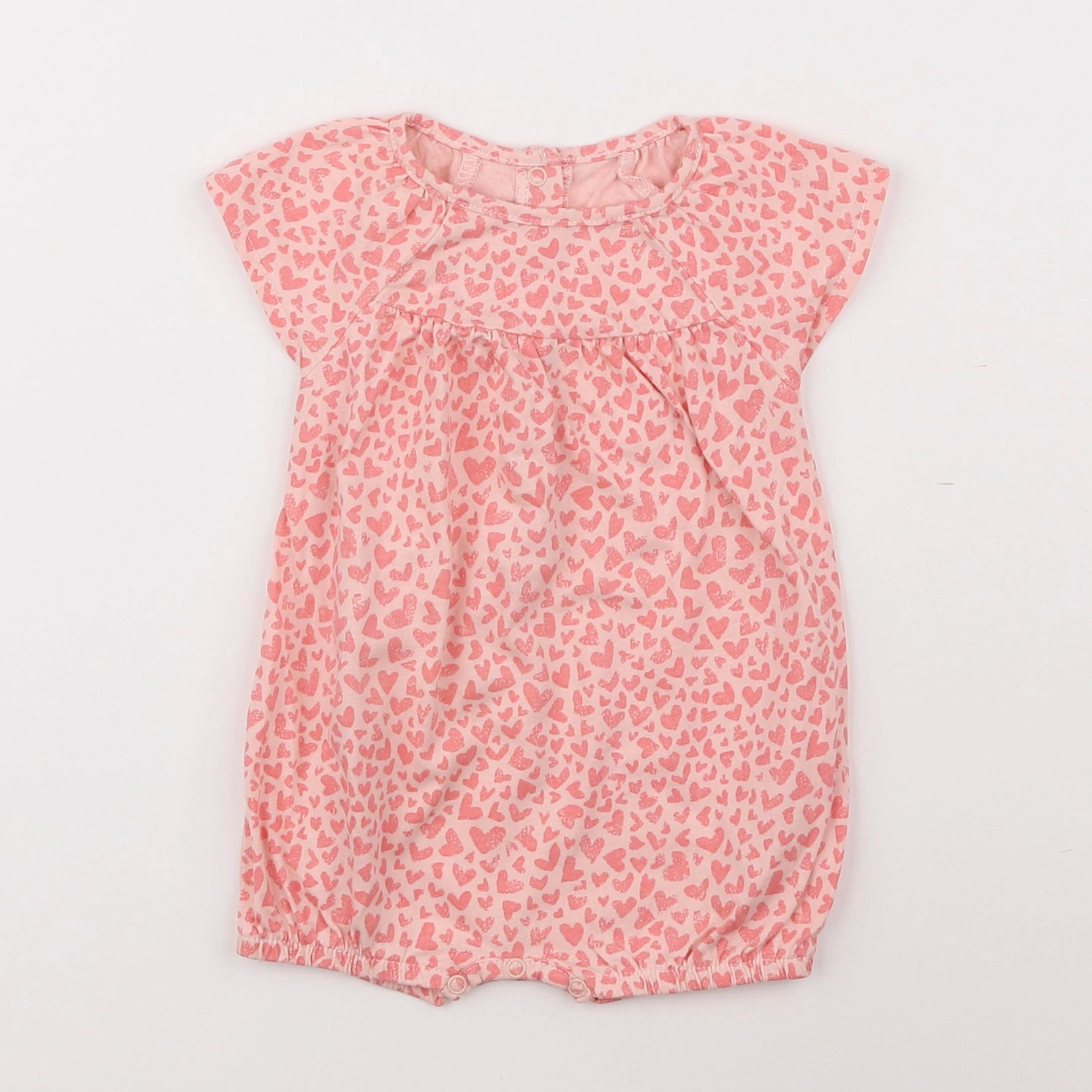 Vertbaudet - pyjama coton rose - 3 mois