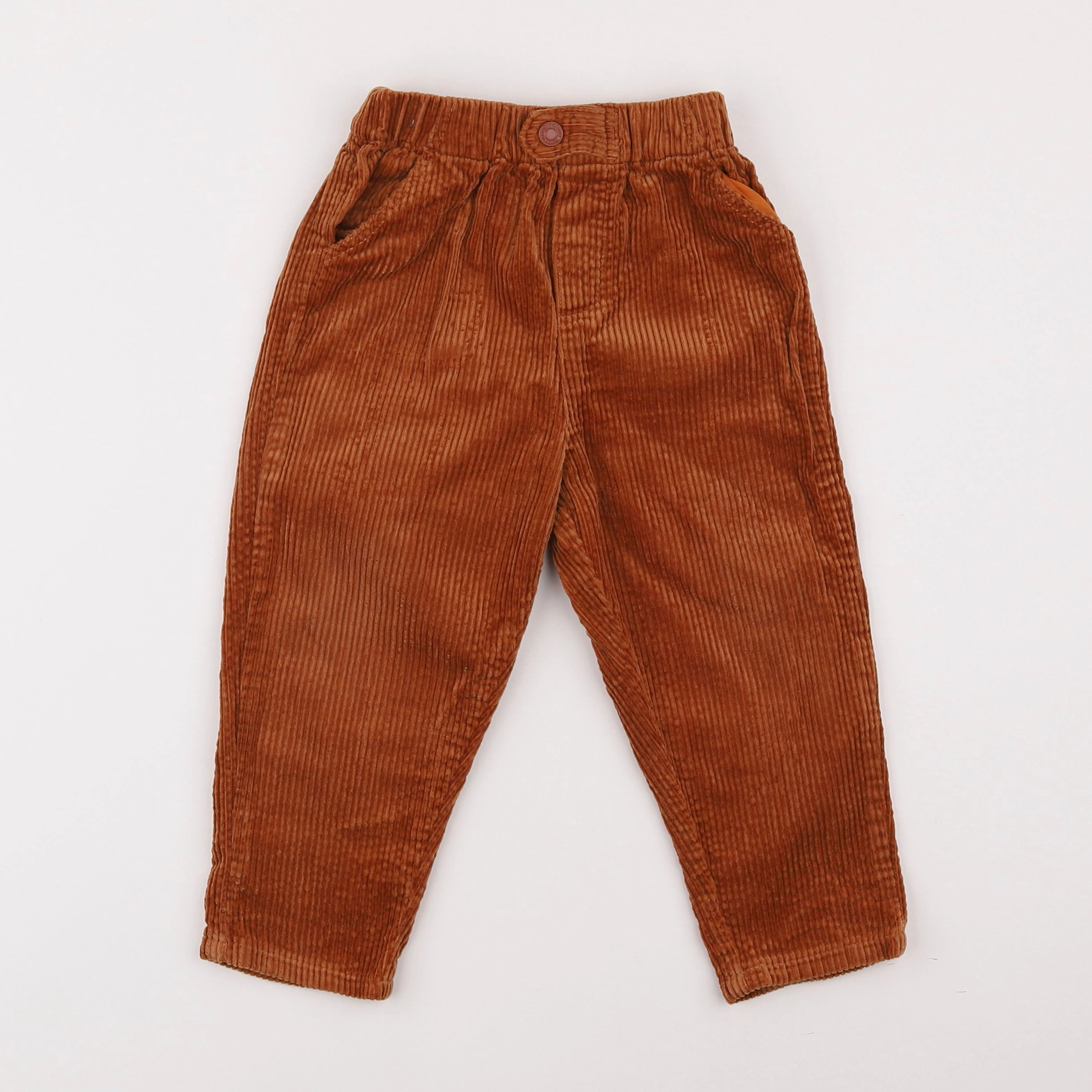 Vertbaudet - pantalon marron - 2 ans