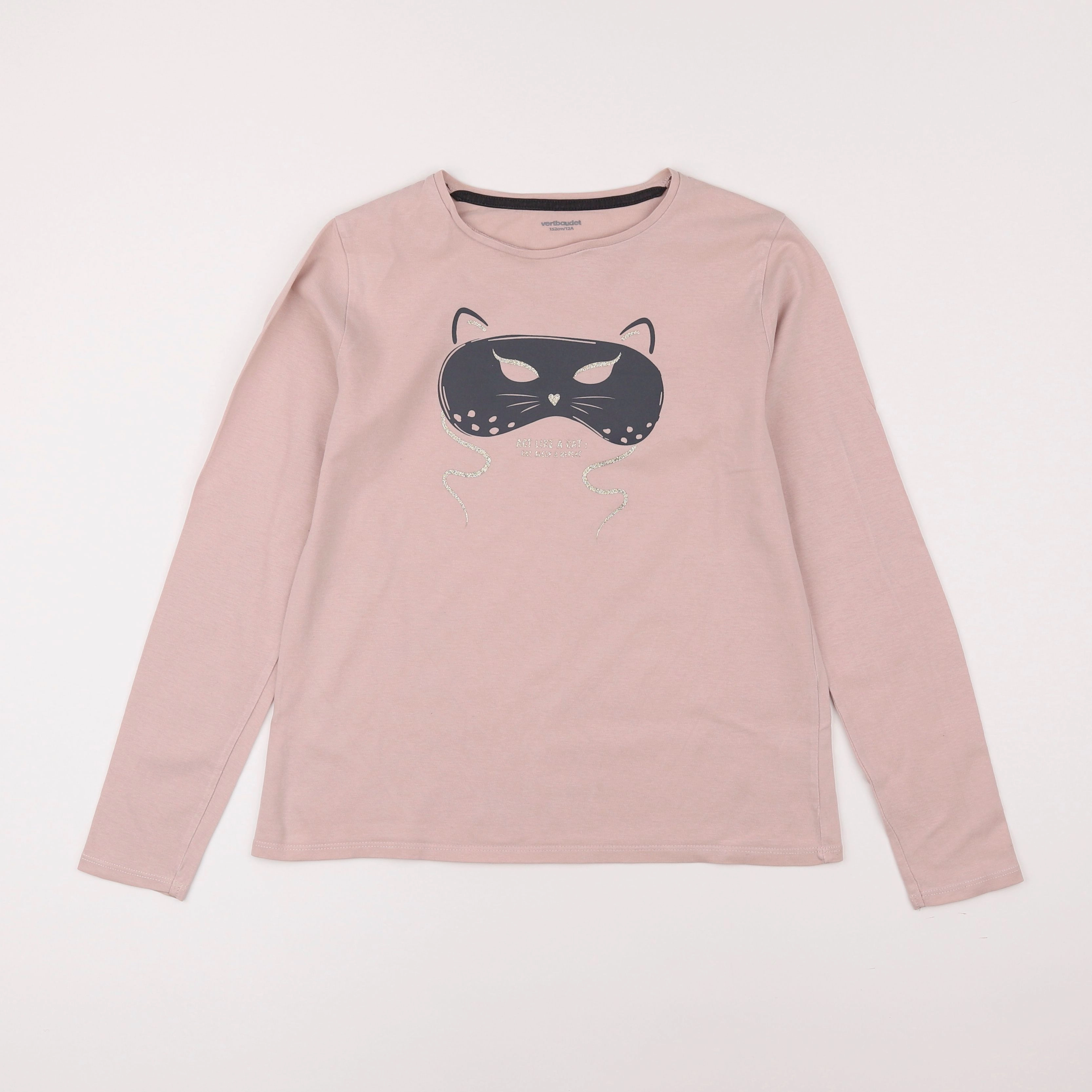 Vertbaudet - tee-shirt rose - 12 ans