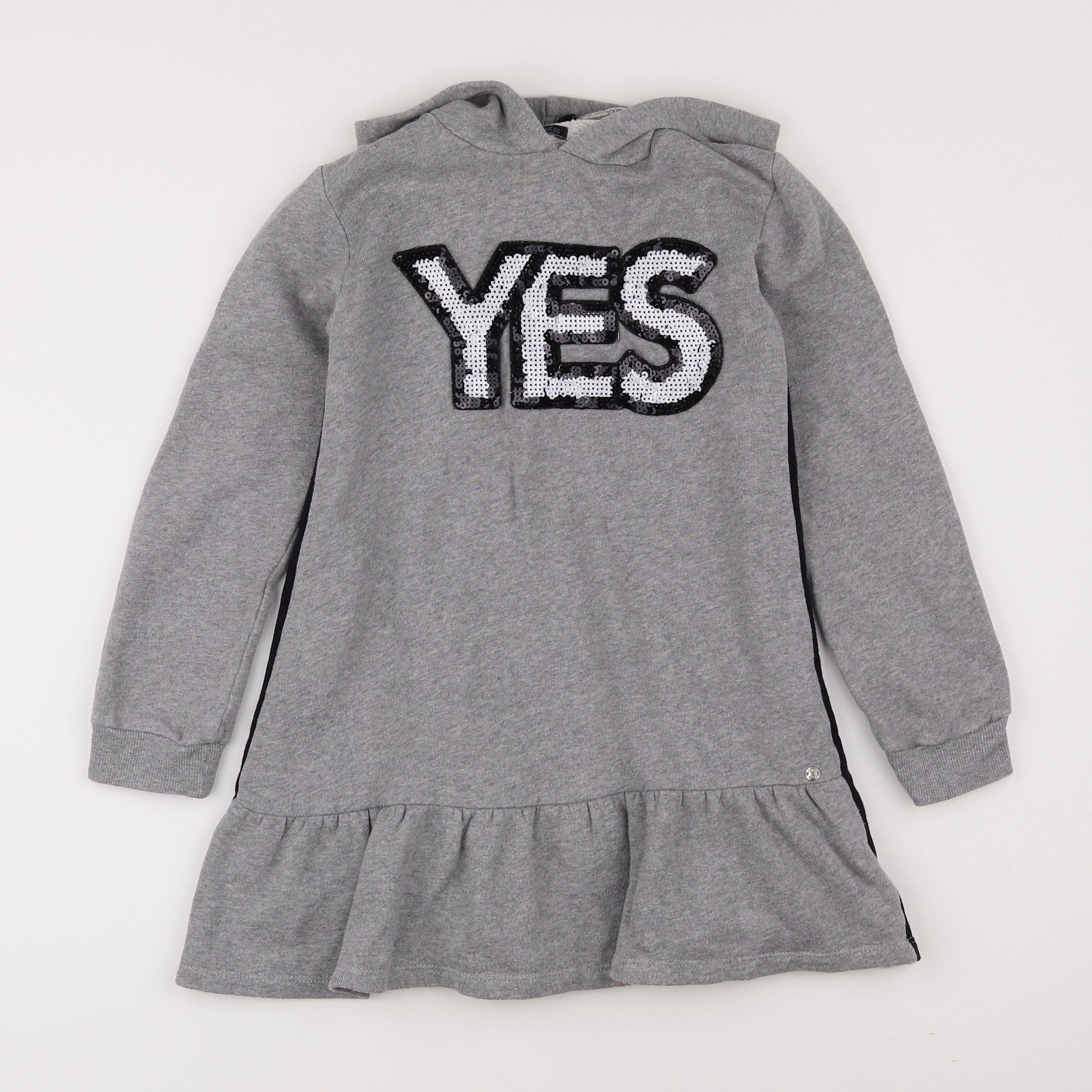 IKKS - robe gris - 8 ans