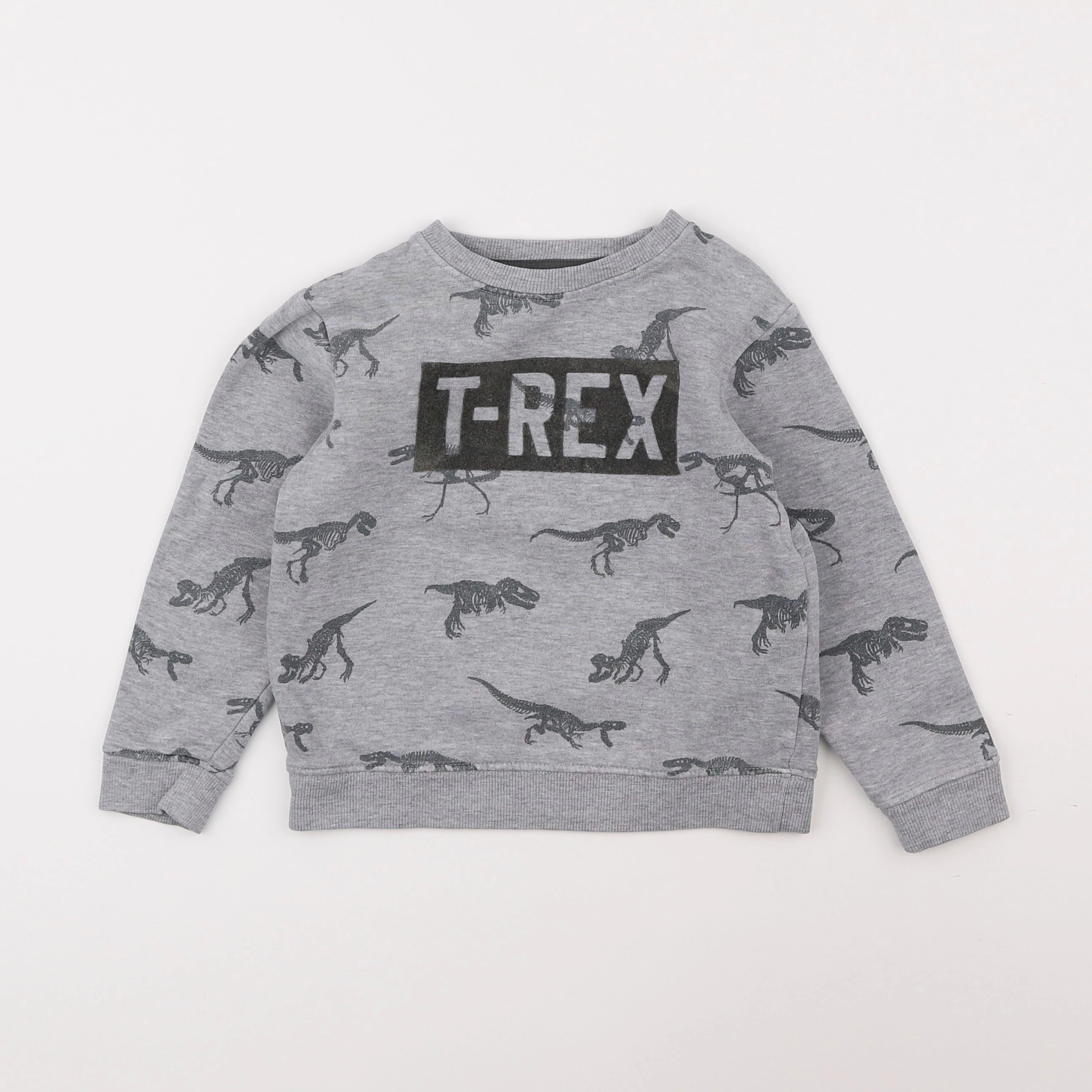 Vertbaudet - sweat gris - 5 ans