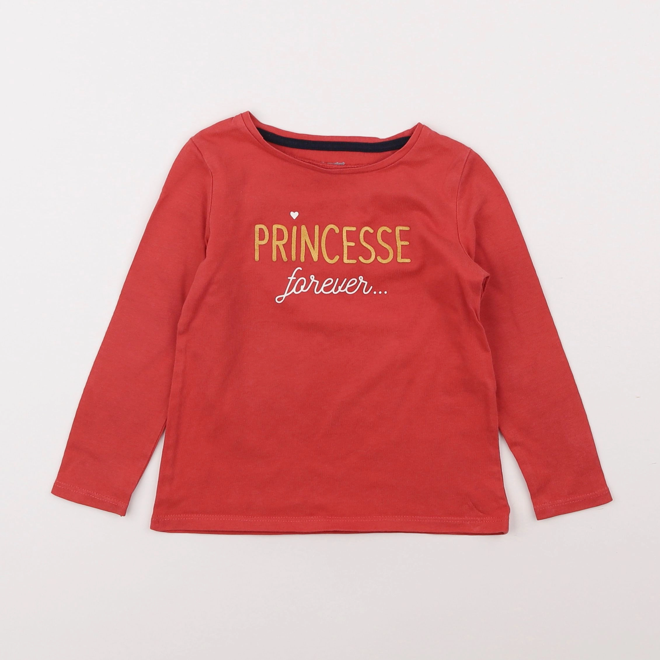 Vertbaudet - tee-shirt rouge - 3 ans