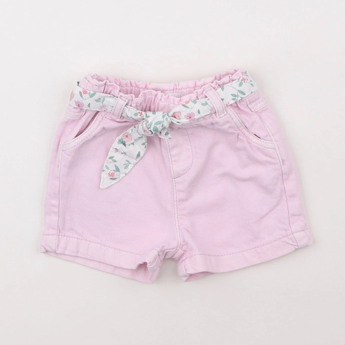 Vertbaudet - short rose - 6 mois