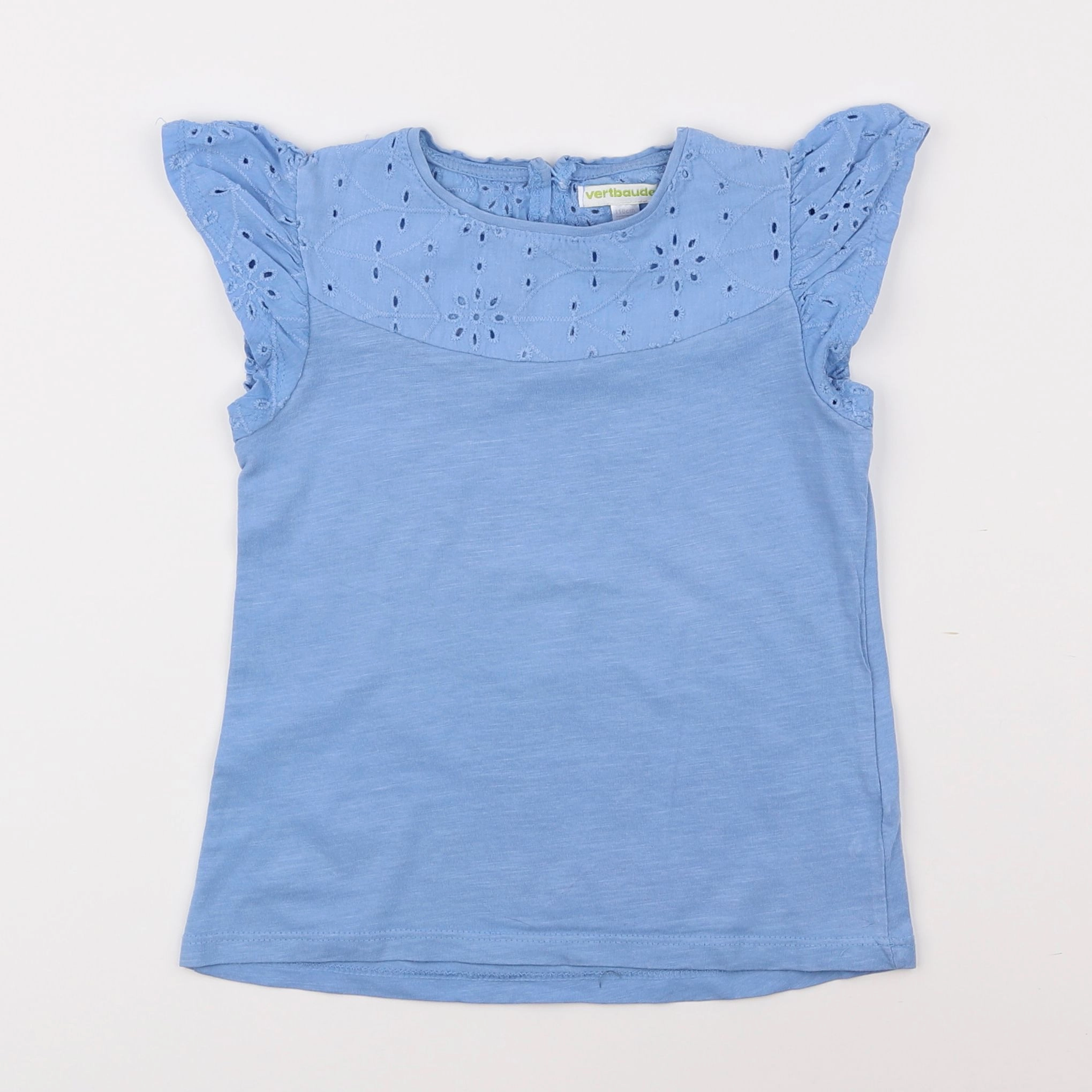 Vertbaudet - tee-shirt bleu - 5 ans