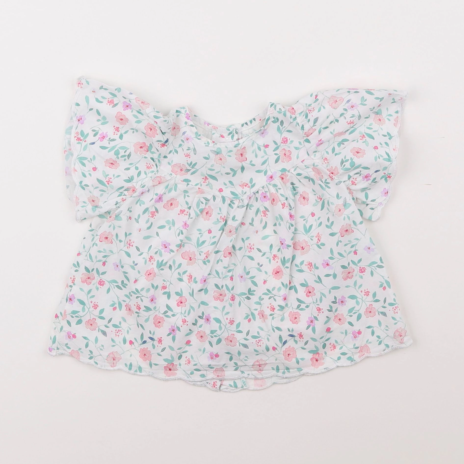 Vertbaudet - blouse multicolore - 6 mois