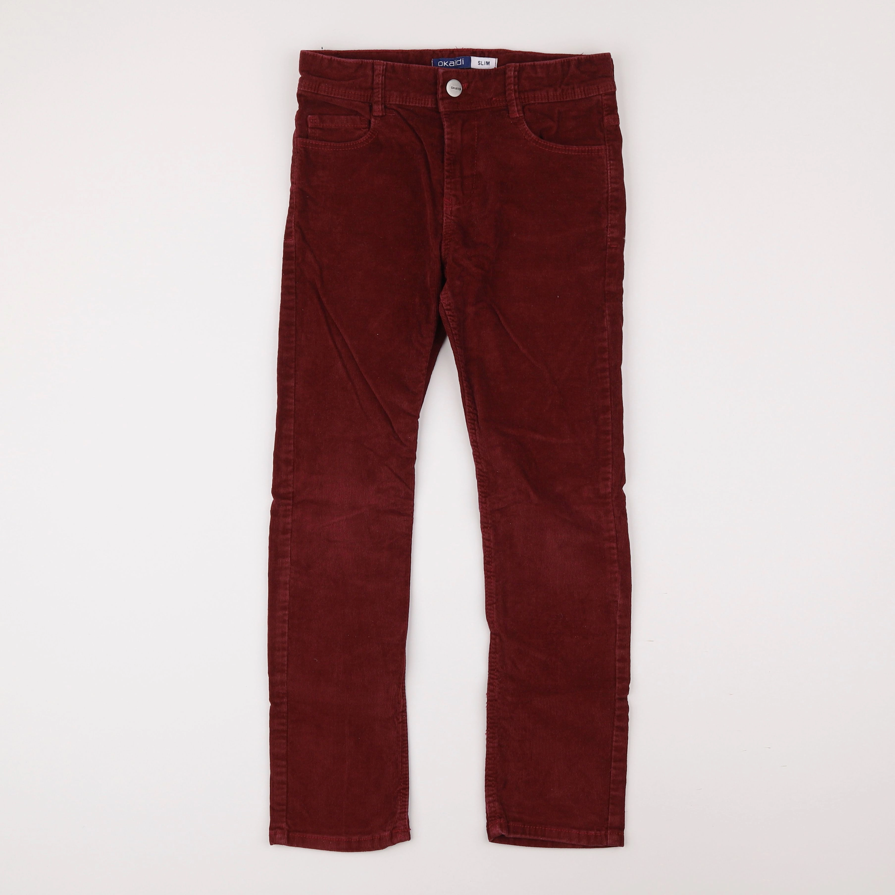 Okaidi - pantalon rouge - 9 ans