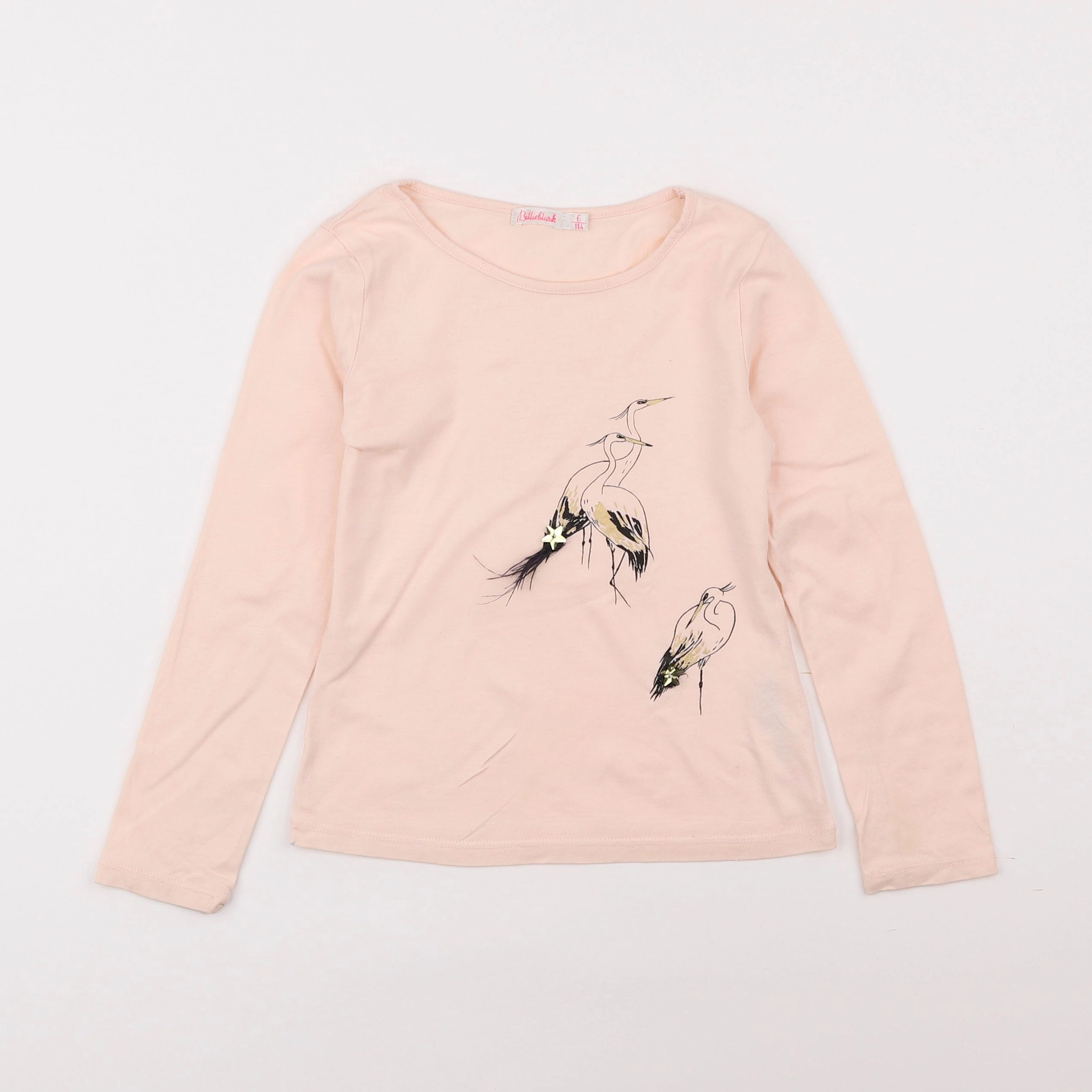 Billie Blush - tee-shirt rose - 6 ans