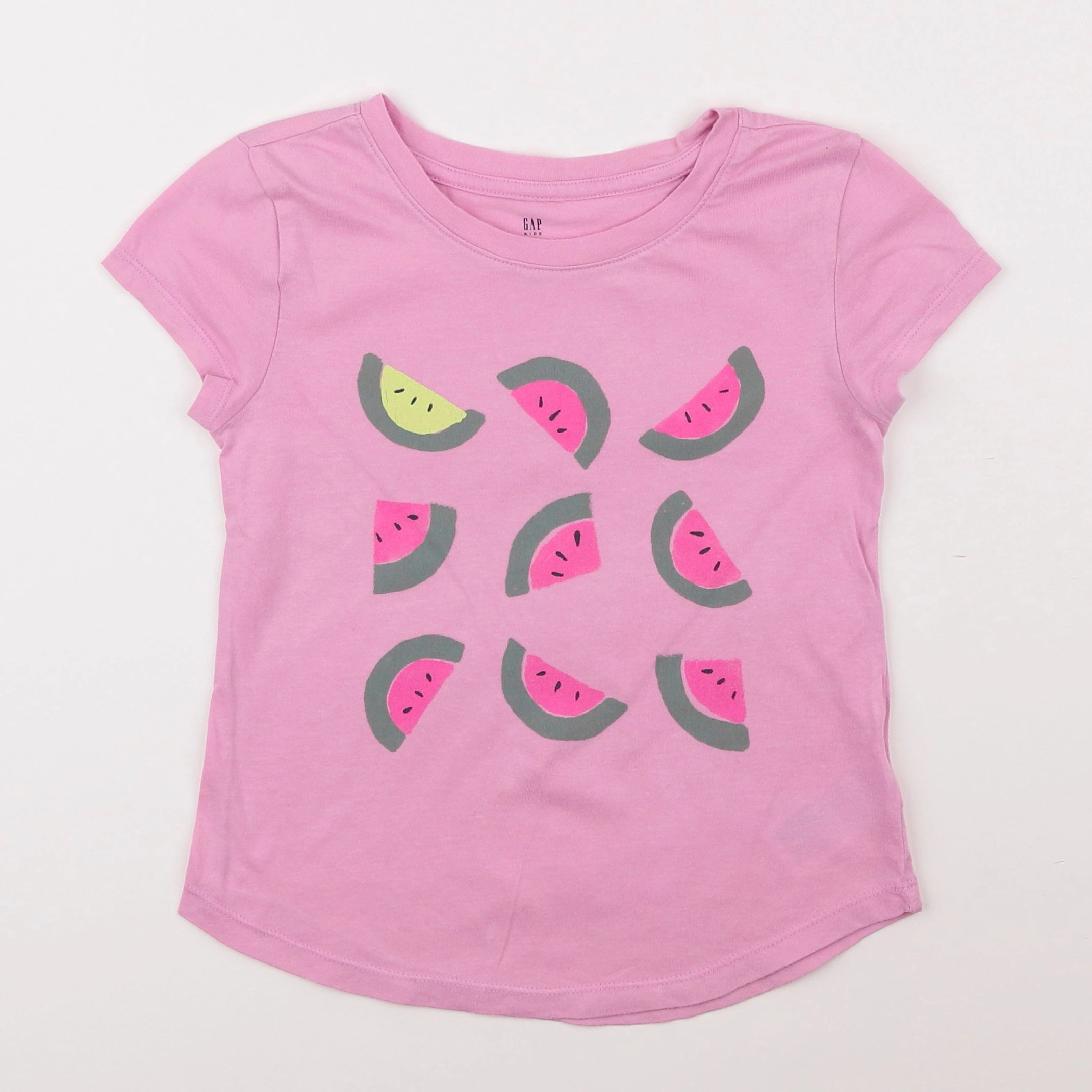 GAP - tee-shirt rose - 6/7 ans