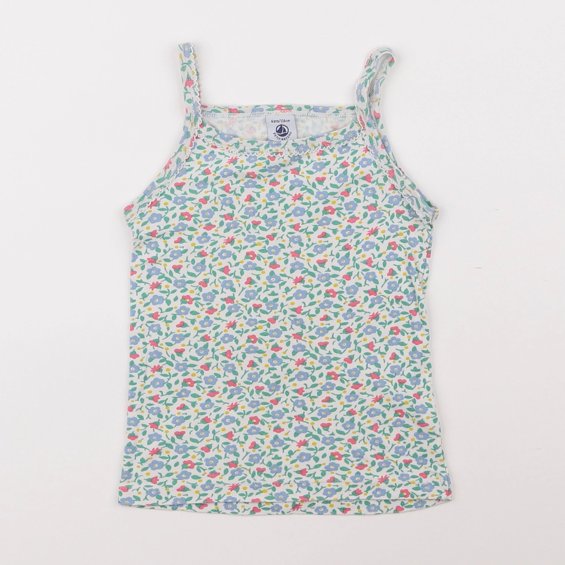 Petit Bateau - maillot de corps multicolore - 6 ans