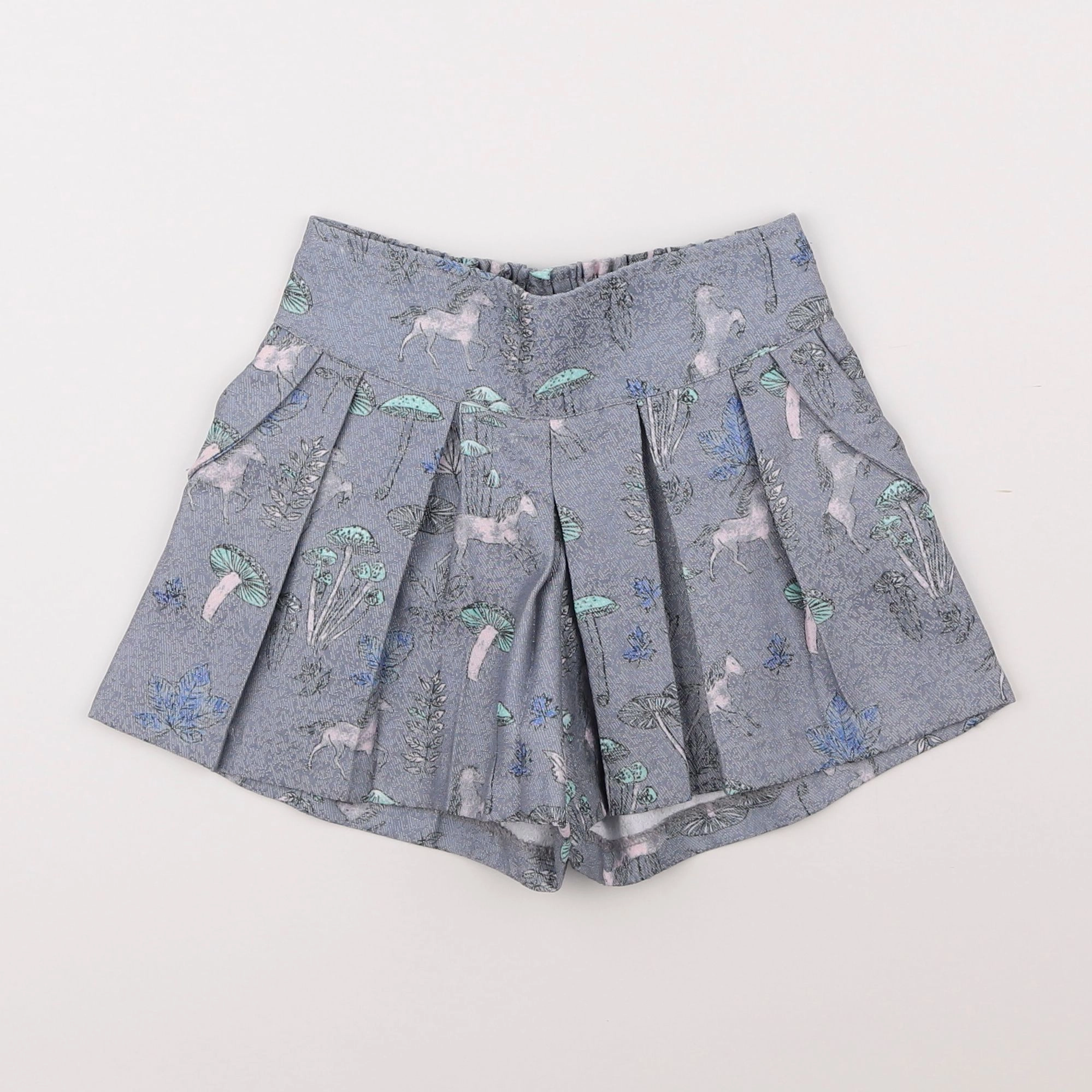 Billie Blush - short gris - 6 ans