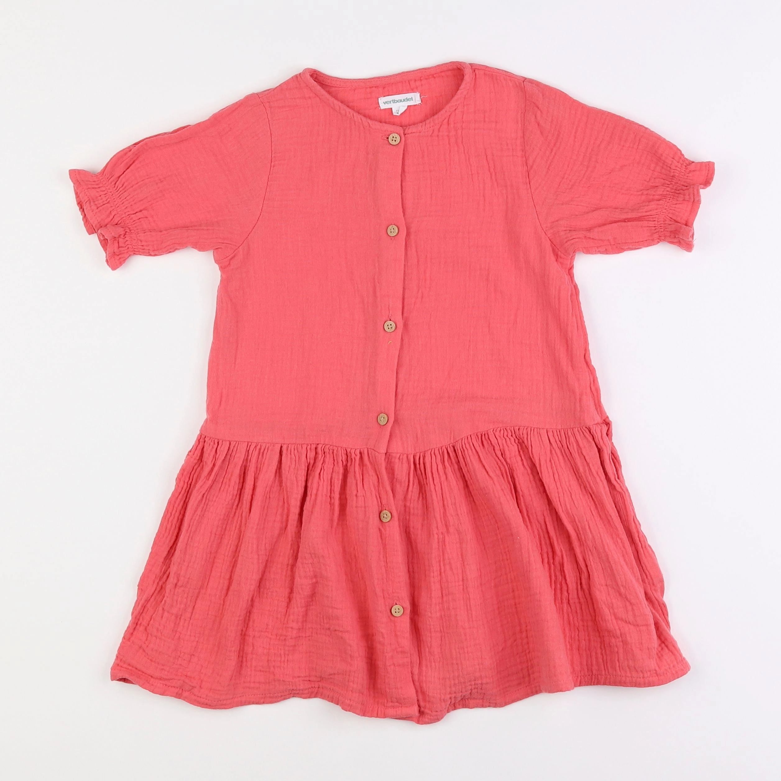 Vertbaudet - robe rose - 5 ans