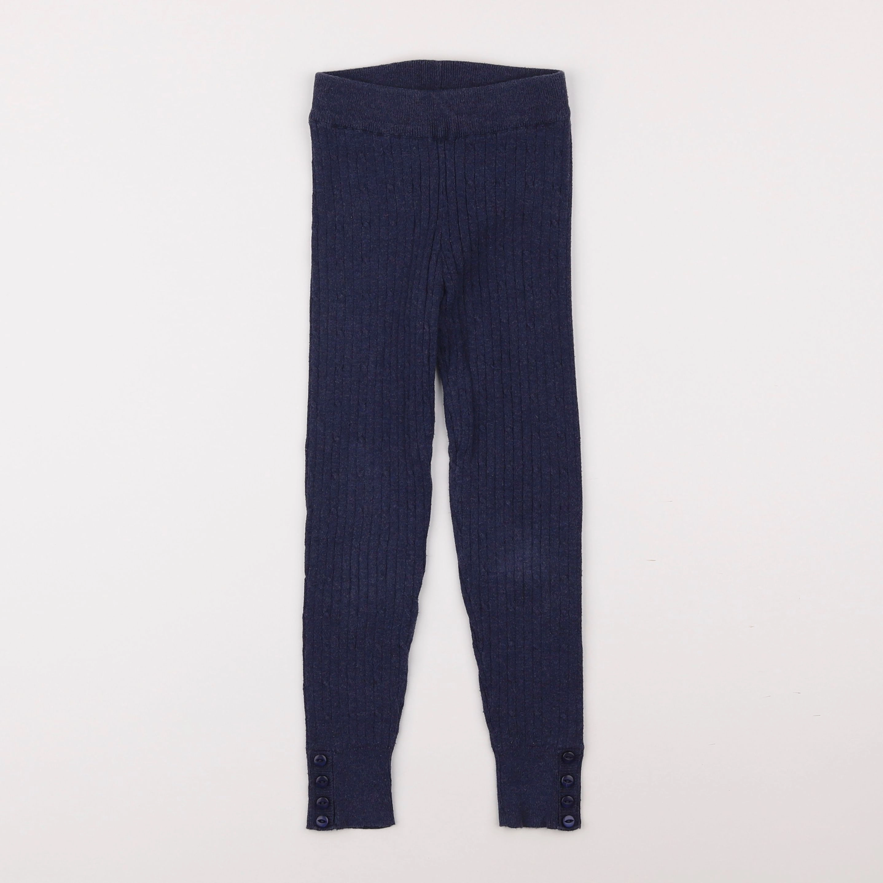 H&M - legging bleu - 6/7 ans