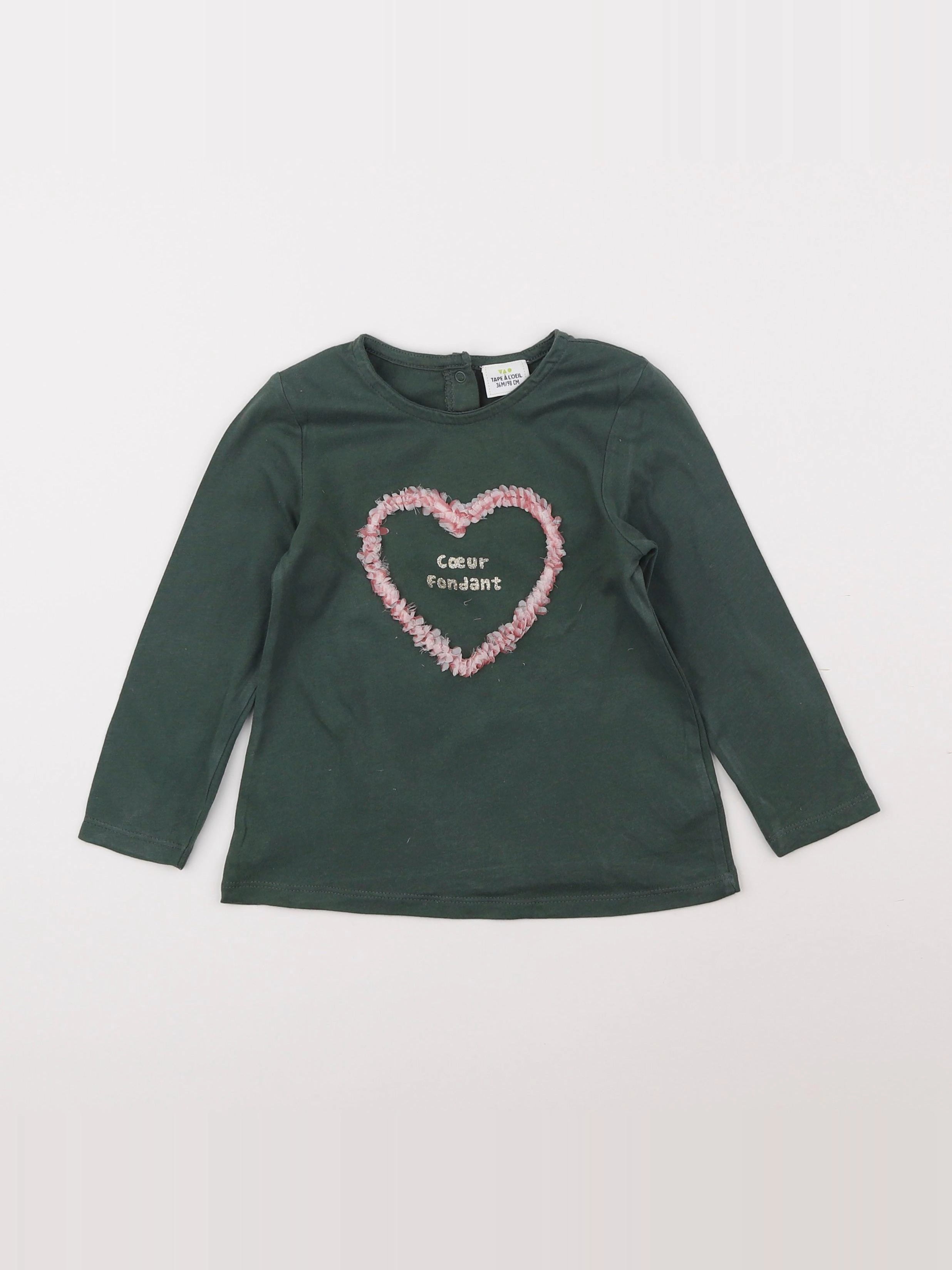 Tape à l'oeil - tee-shirt vert - 3 ans