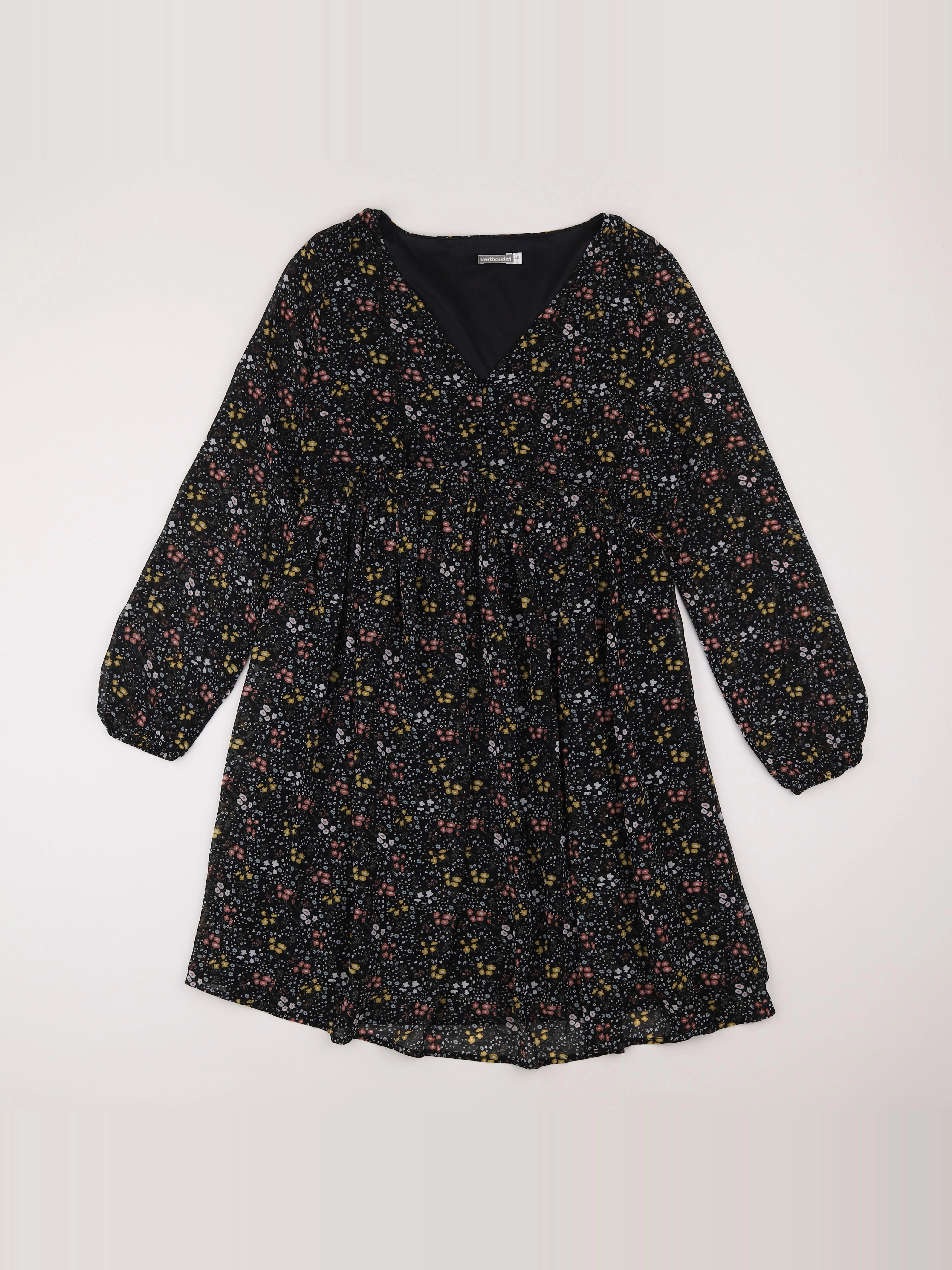Vertbaudet - robe grossesse noir - 40