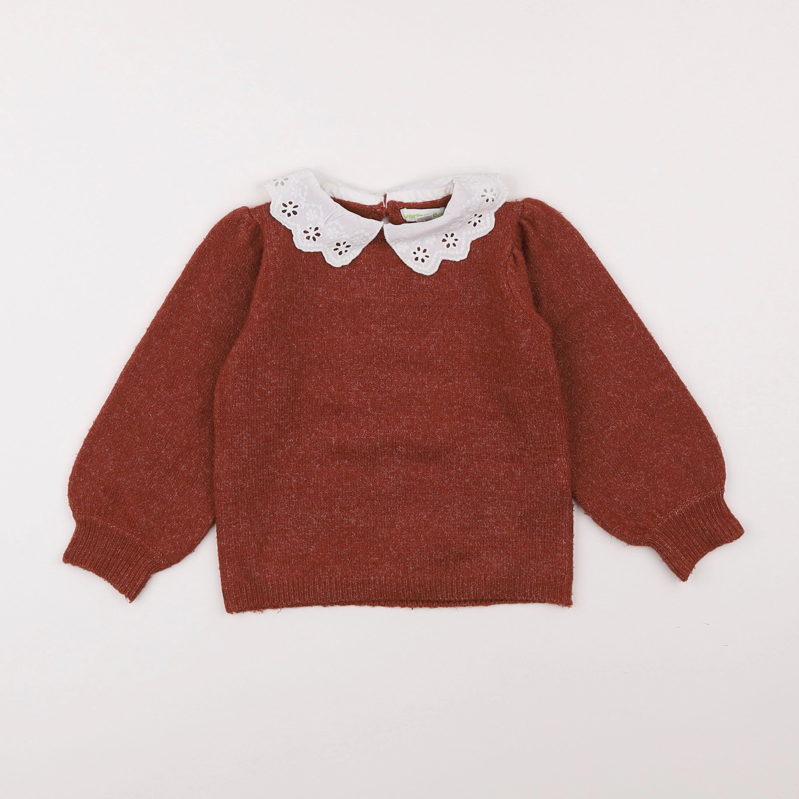 Vertbaudet - pull rouge - 3 ans