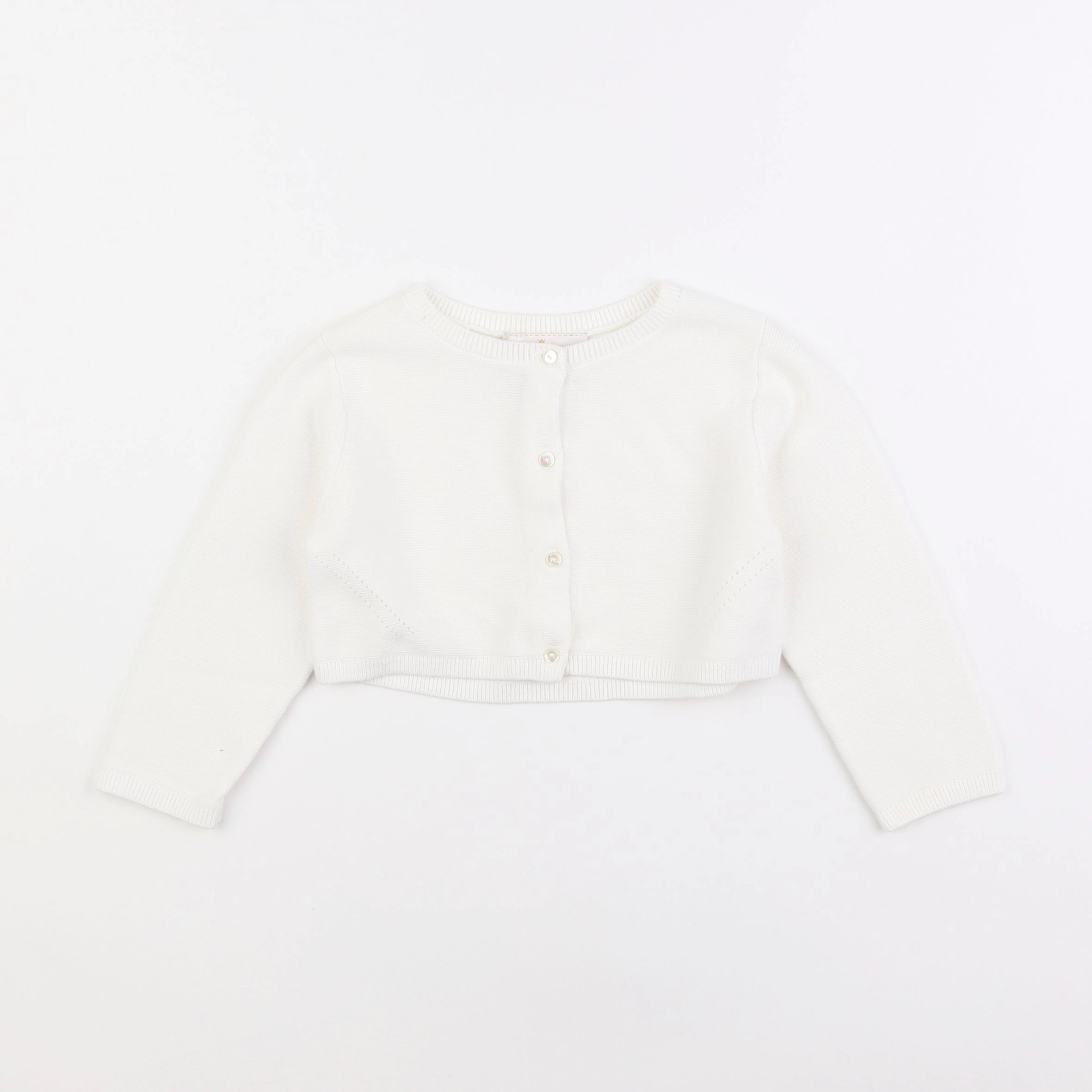 Jacadi - gilet blanc - 3 ans