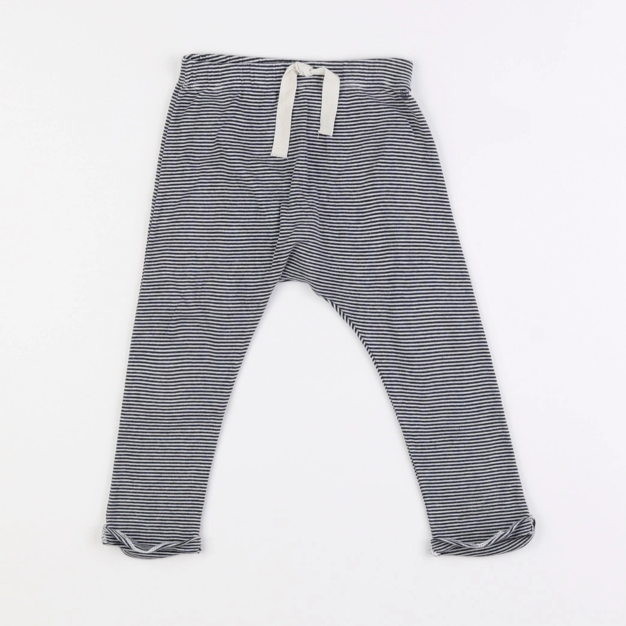 Petit Bateau - legging blanc, bleu - 2 ans